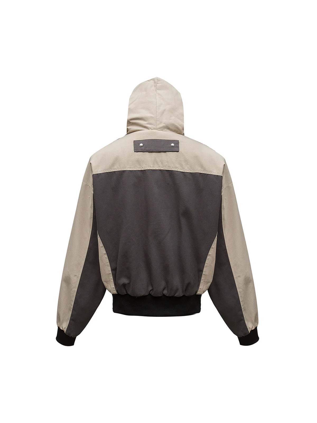 Patchwork Embroidered Fur Hooded Jacket - 2333