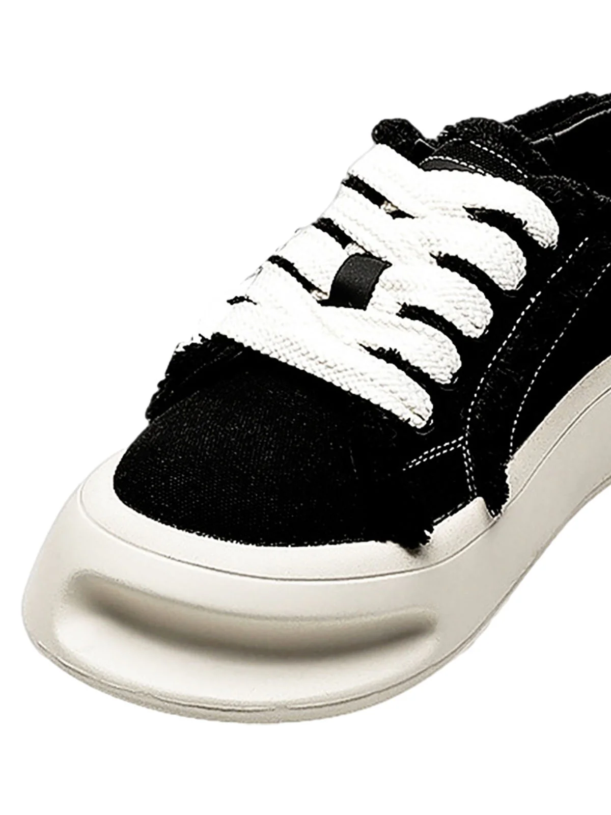 Fuzzy Trim Chunk Shoes - 2379