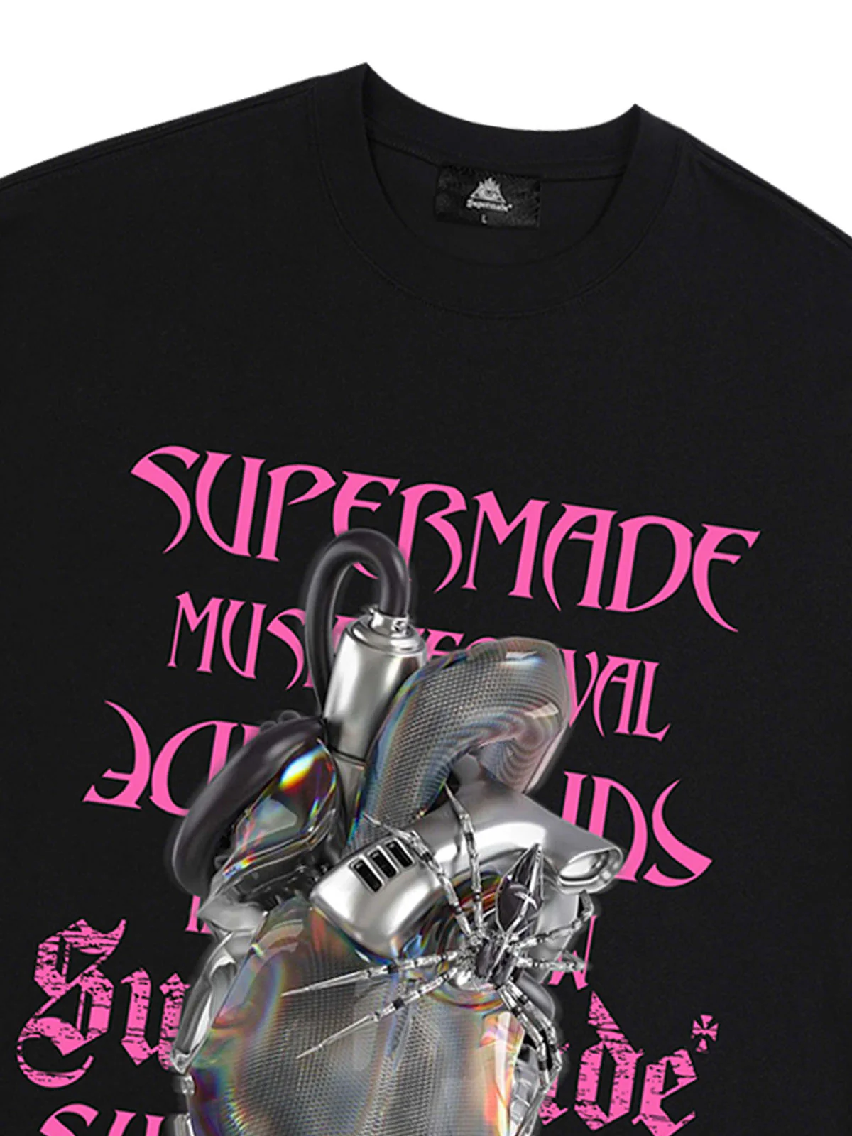 Cyberpunk Heart Graphic T-Shirt