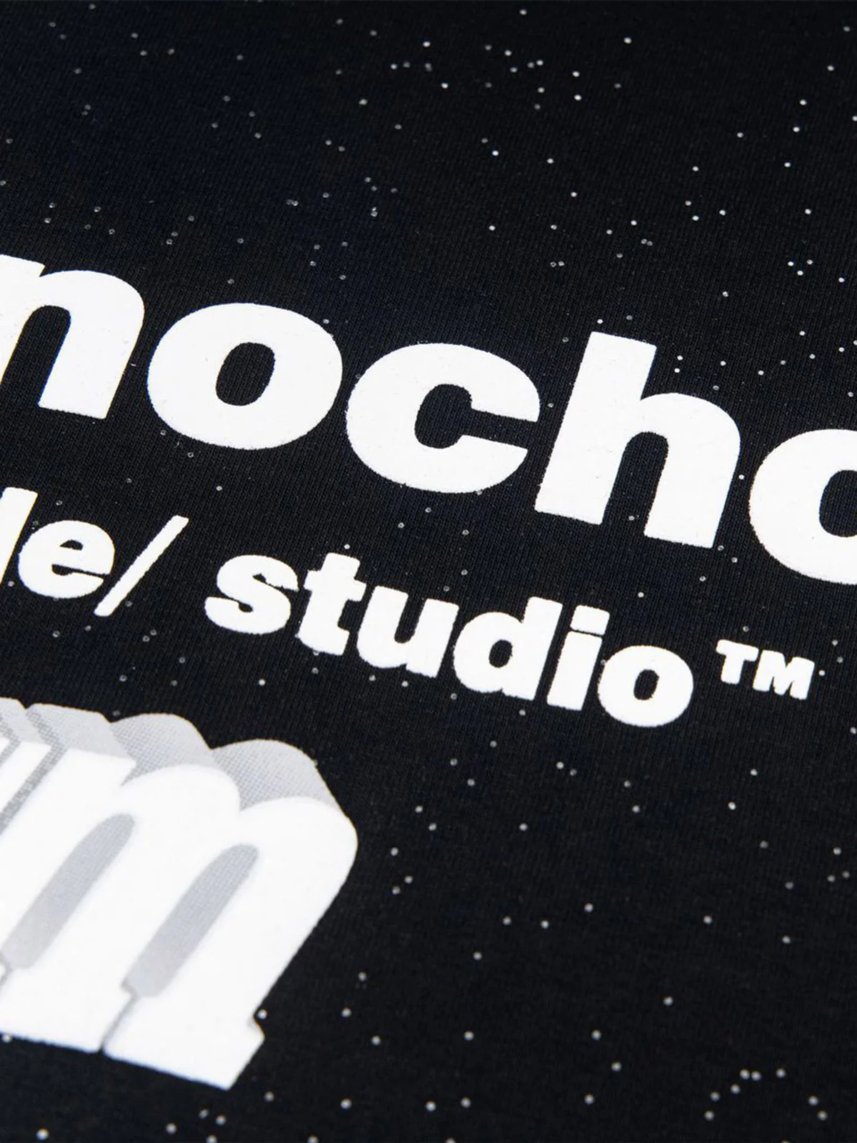 Retro Heavy Starry Sky Print Font Design Short-sleeved T-shirt