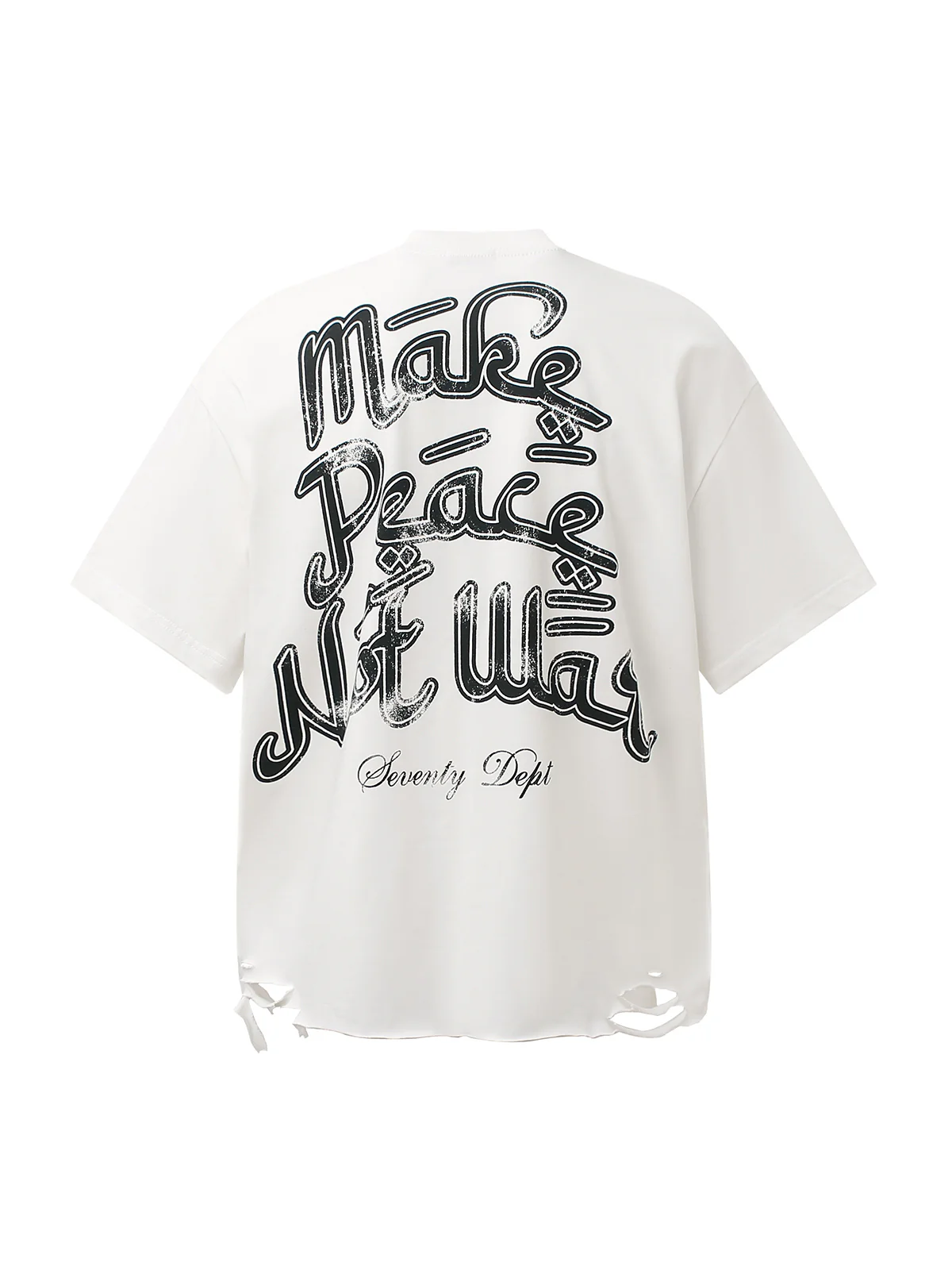 Graffiti Letters Devil Design Graphic T-Shirt