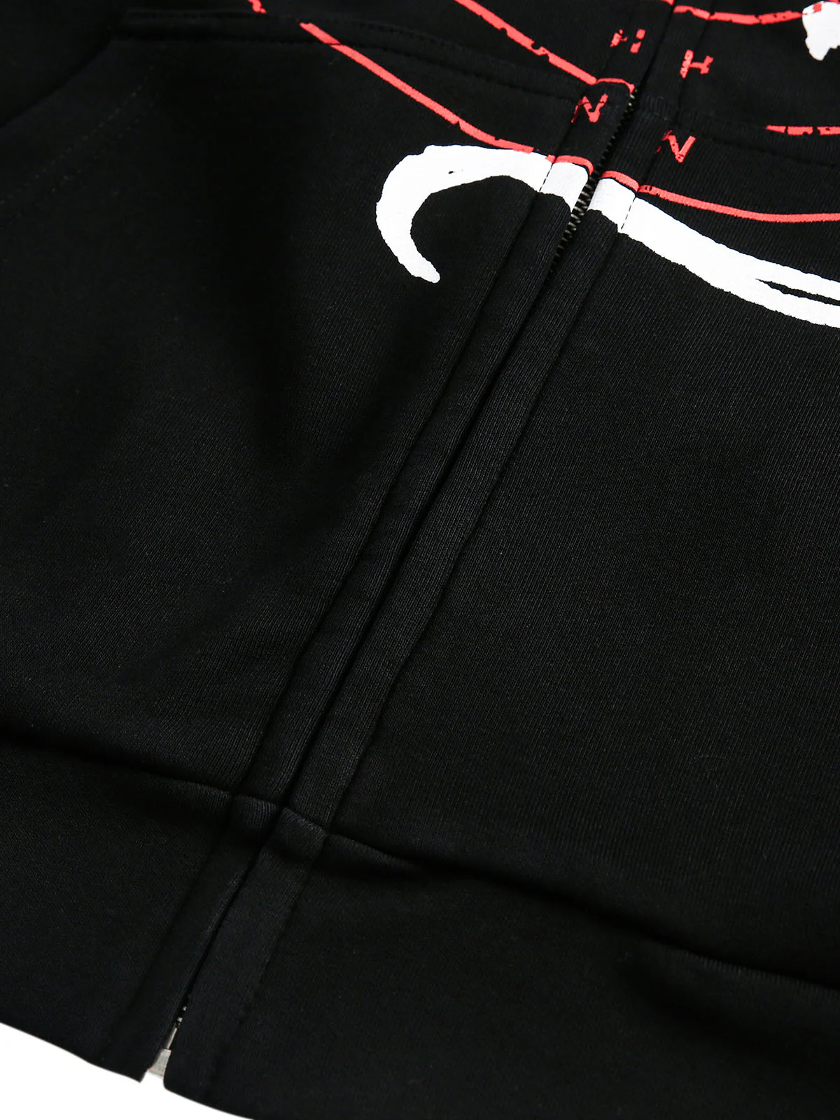 Dark Horse Print Cardigan Zip Up Hoodie