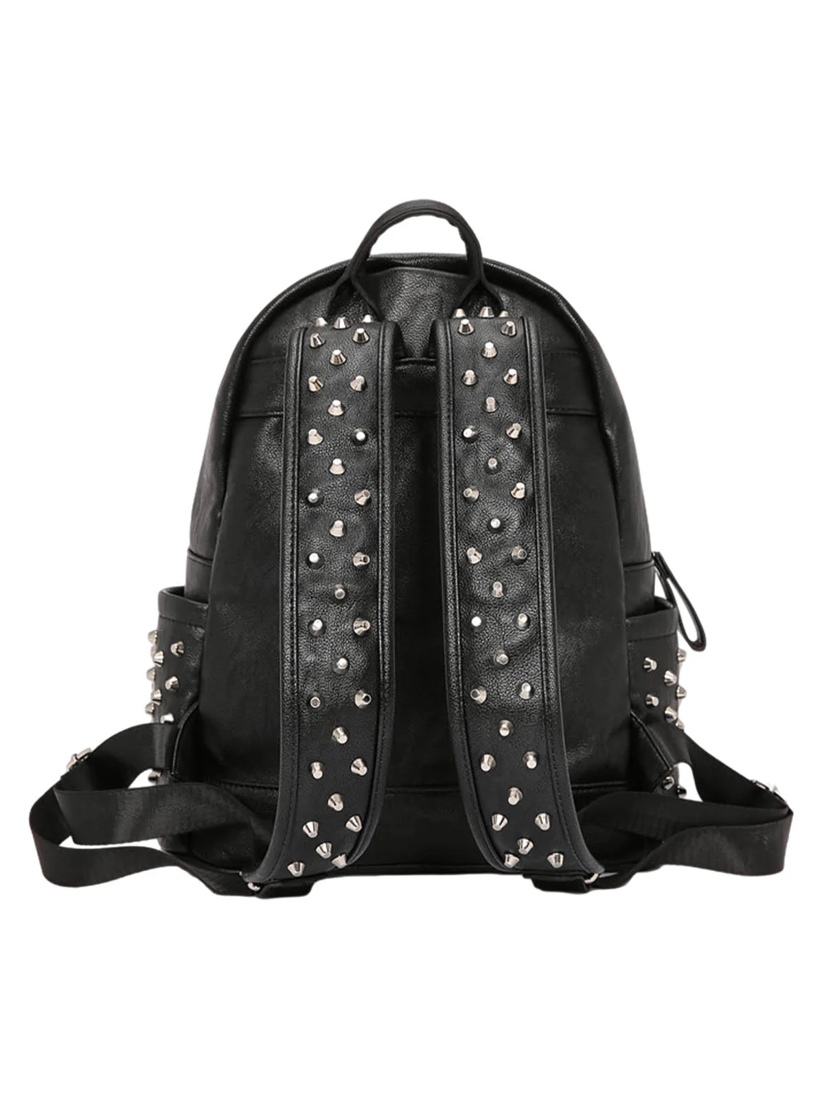 Rivet Crocodile-Print Backpack