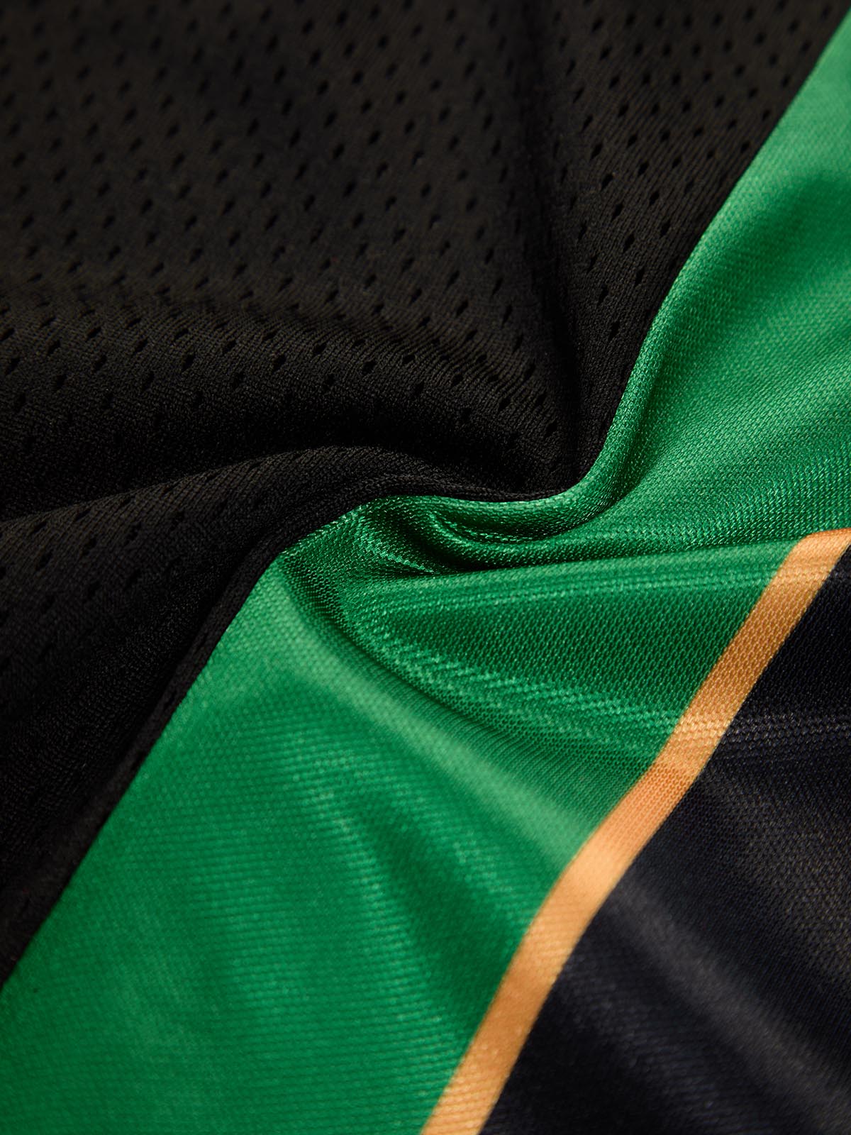 Original Retro Striped Spliced Sports Jersey T-Shirt