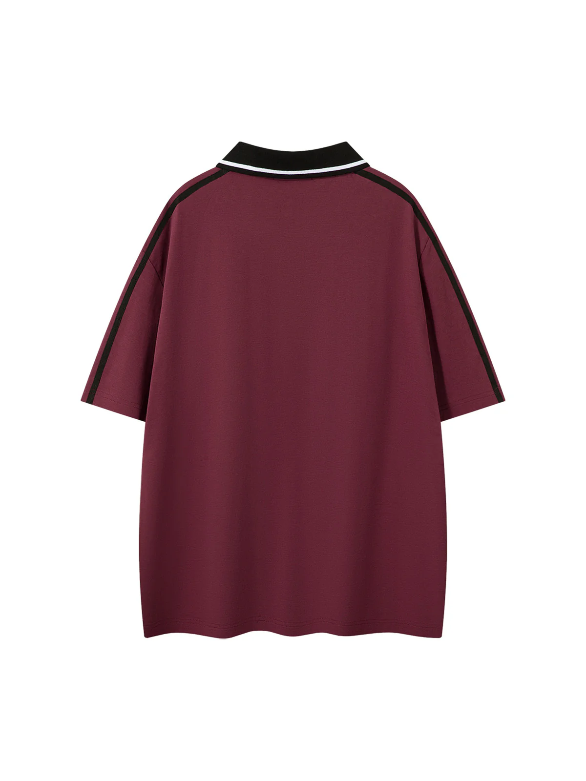 Jersey Print Short-Sleeve Polo Shirt