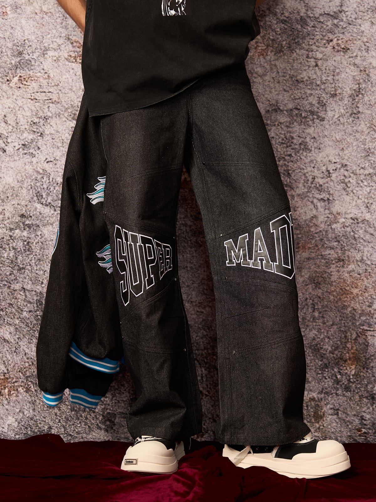 Original Spliced Straight Jeans