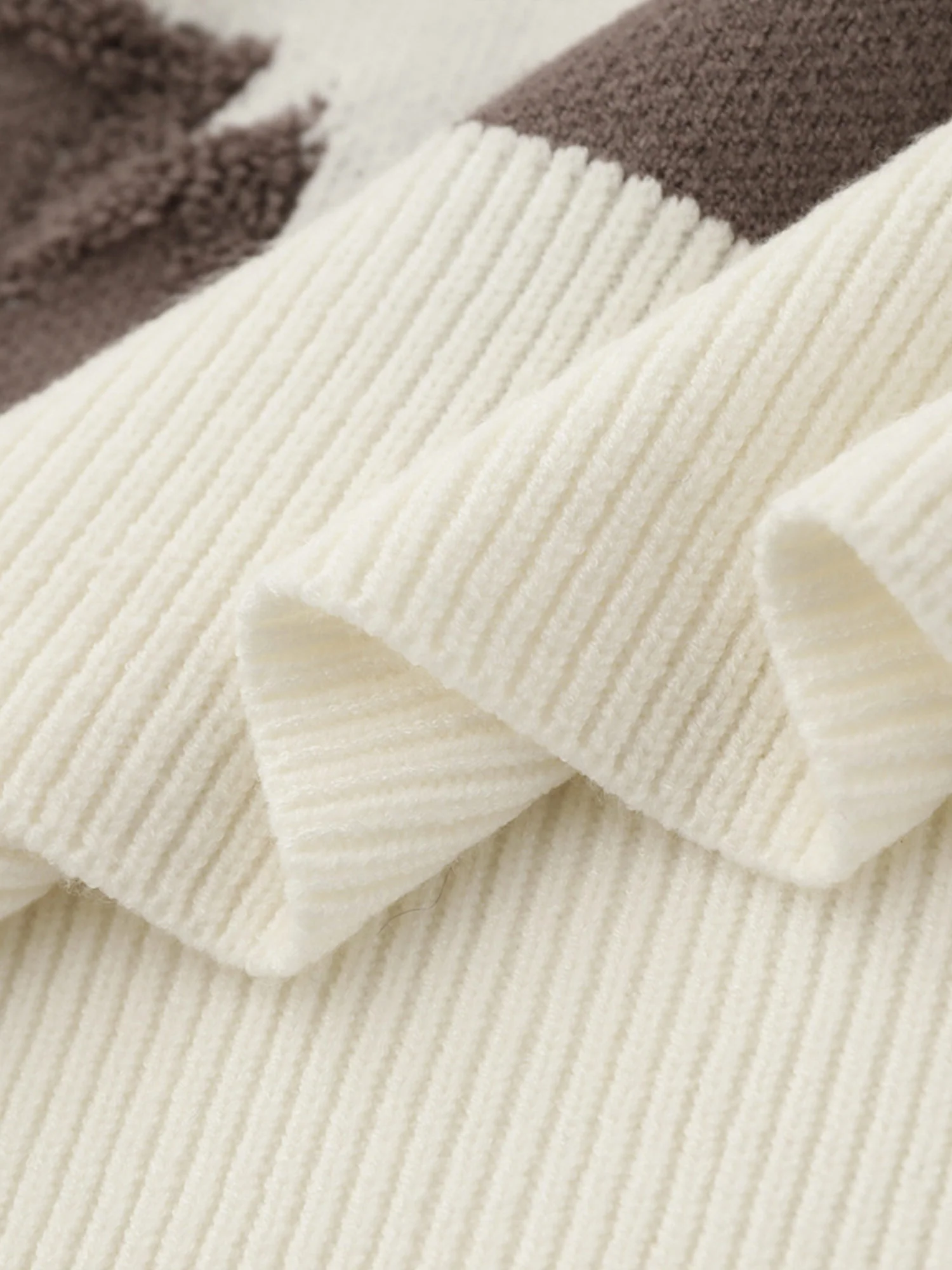 Thesupermade Star Jacquard Crew Neck Sweater