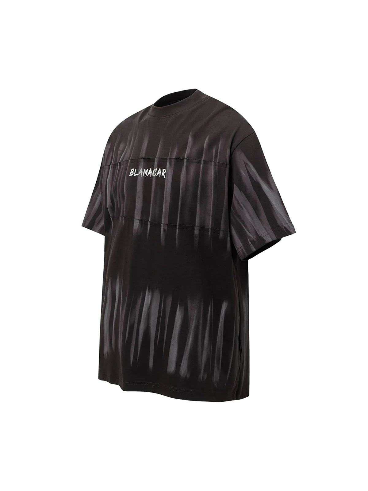 Oversized Tie-Dye Embroidered Letter T-Shirt