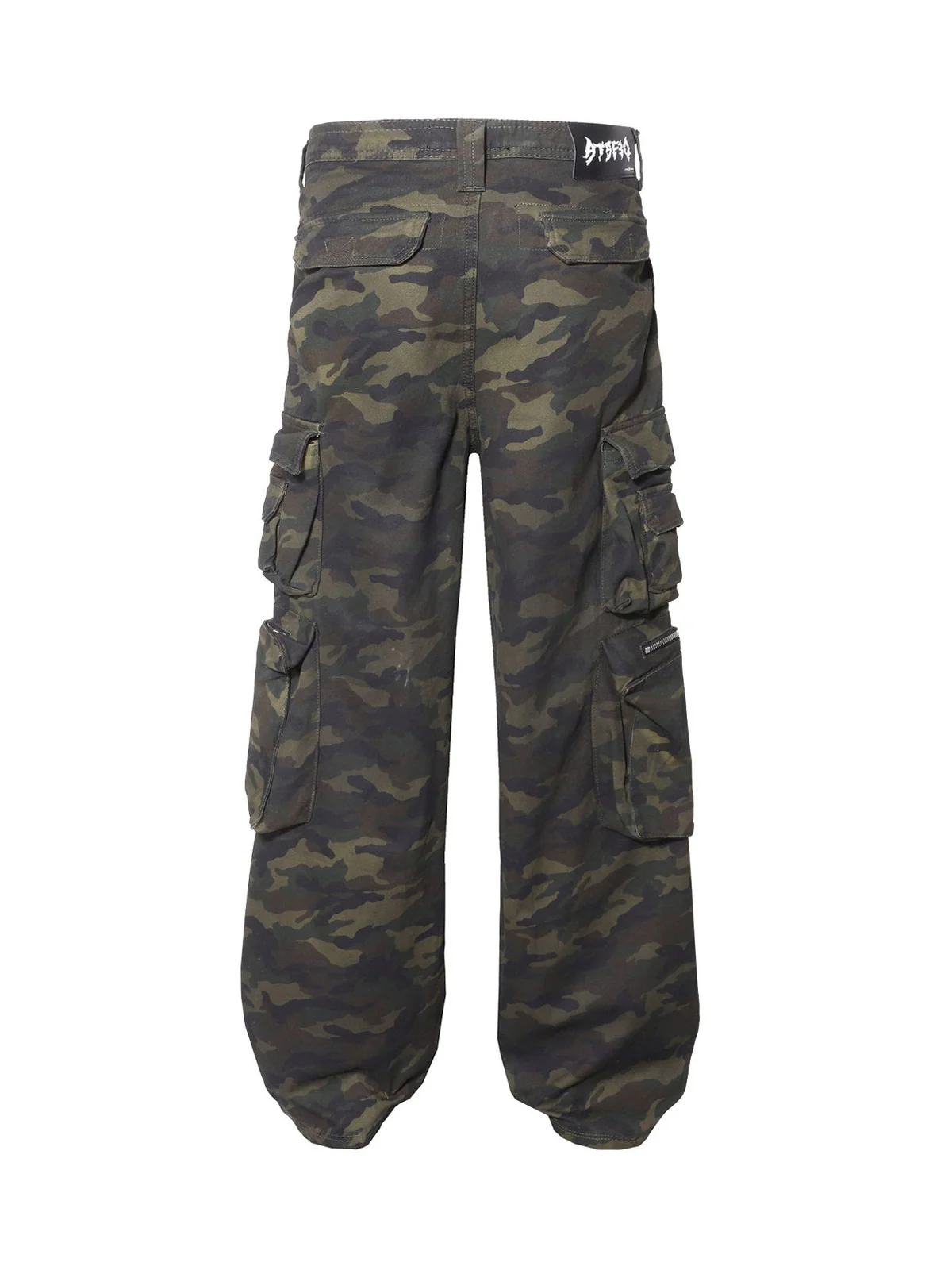 Wasteland Style Camouflage Baggy Cargo Pants - 2384