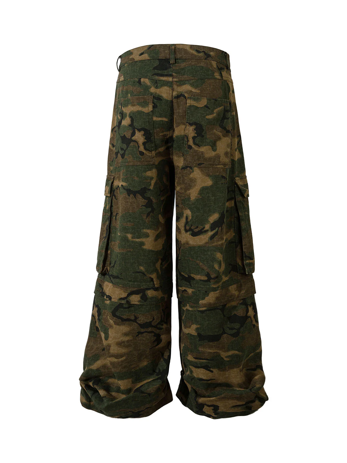 Thesupermade Street Camouflage Multi Pocket Cargo Pants - 2369