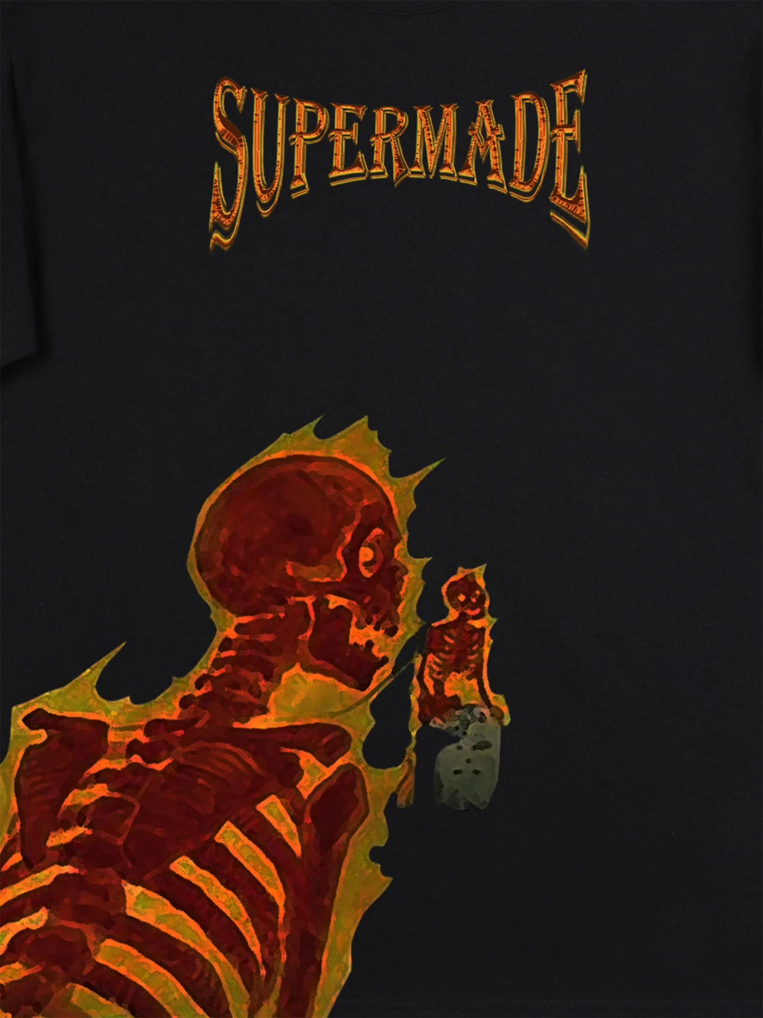 Thesupermade Printed Skull T-shirt