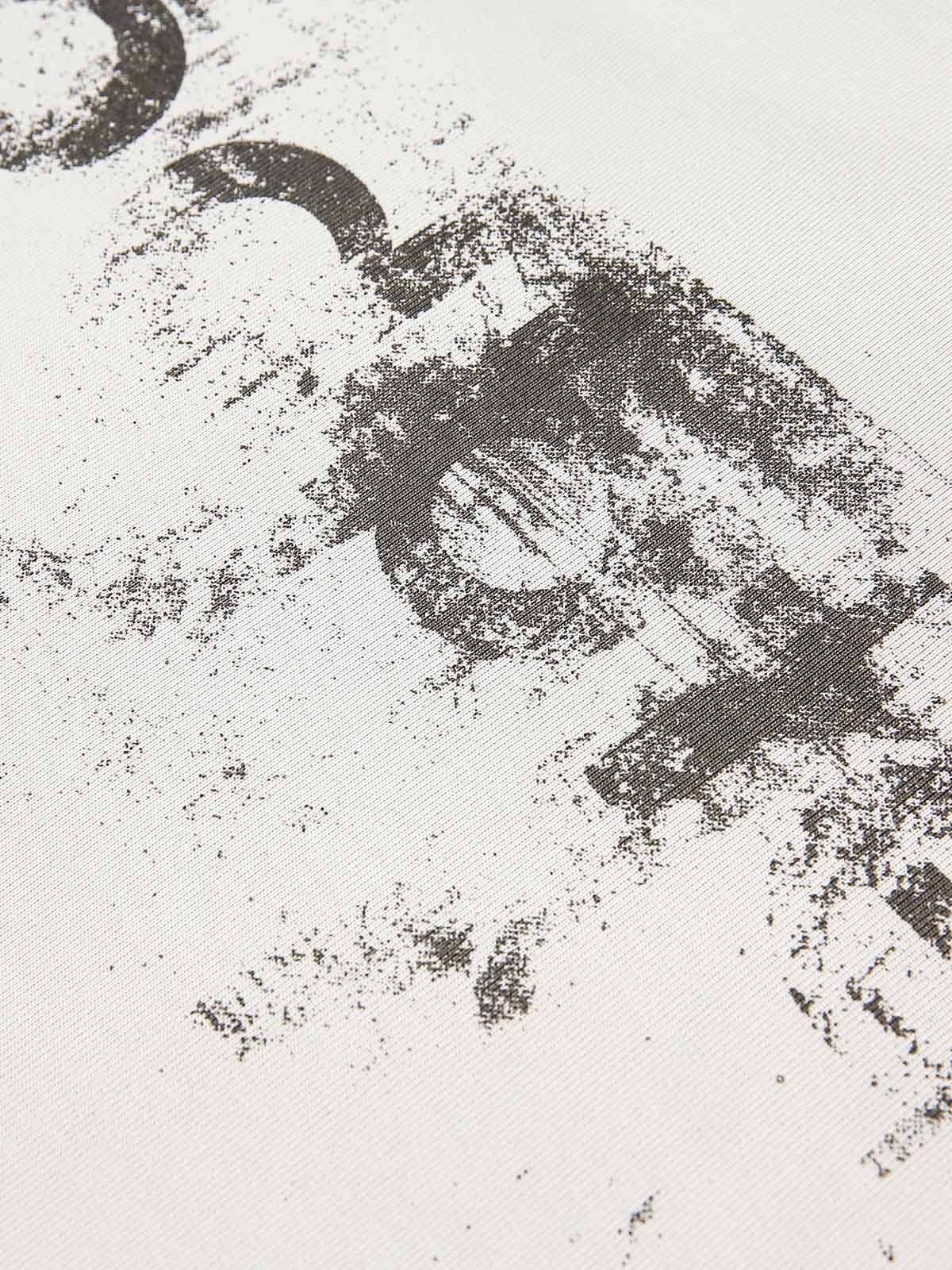 Tattered Design Printed T-shirt