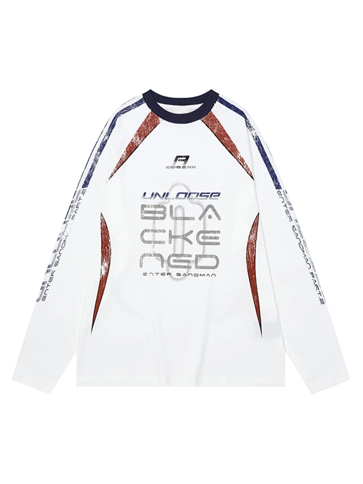 Retro Jersey  Oversized Long Sleeves T-Shirt