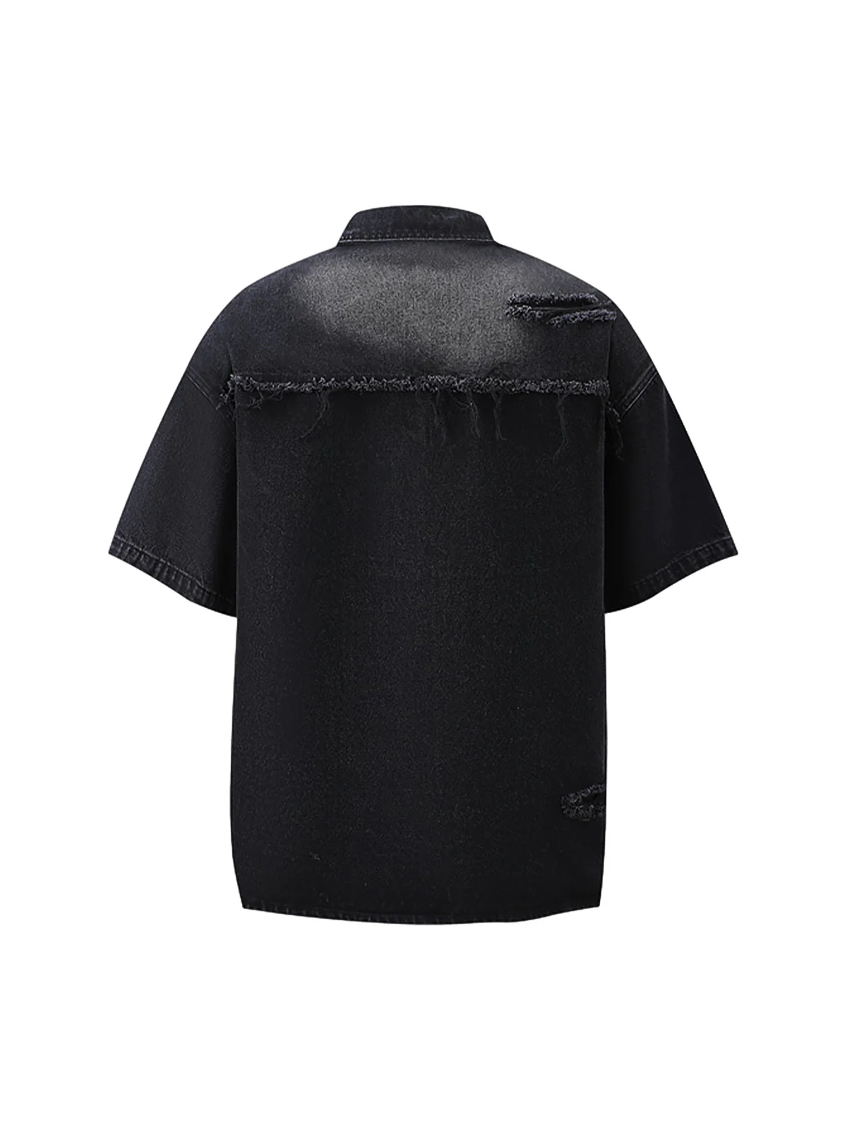 Distressed Ripped Denim Suit