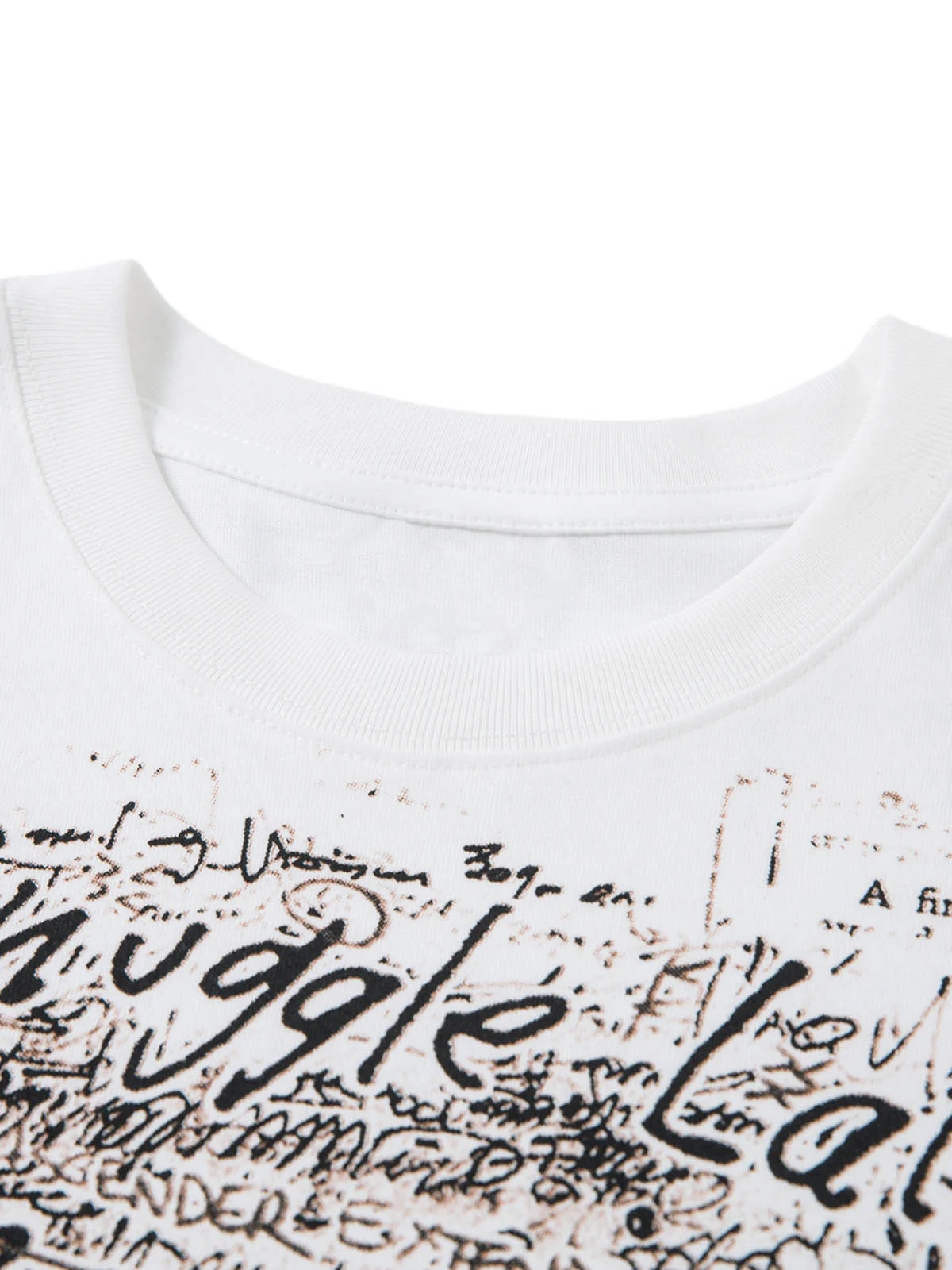 Graffiti Letter Print Oversized T-Shirt