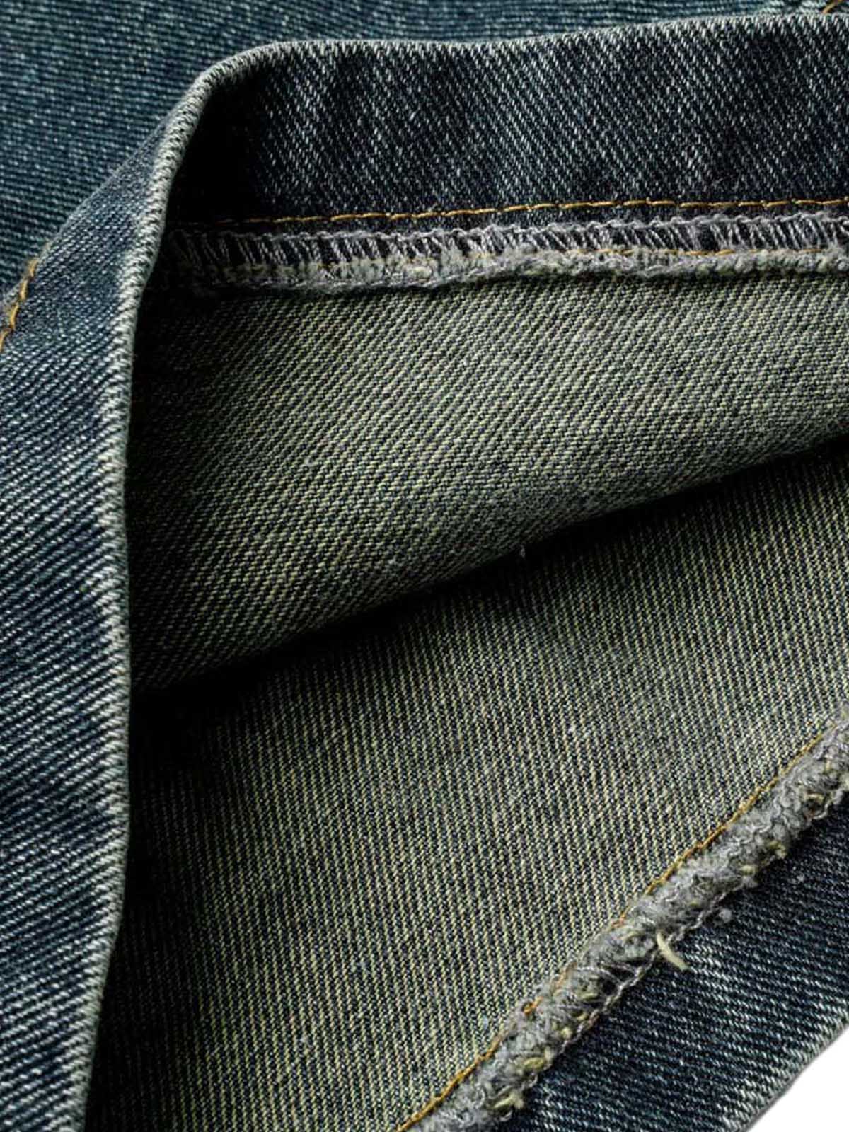 Washed Multi-Pocket Denim Cargo Jorts
