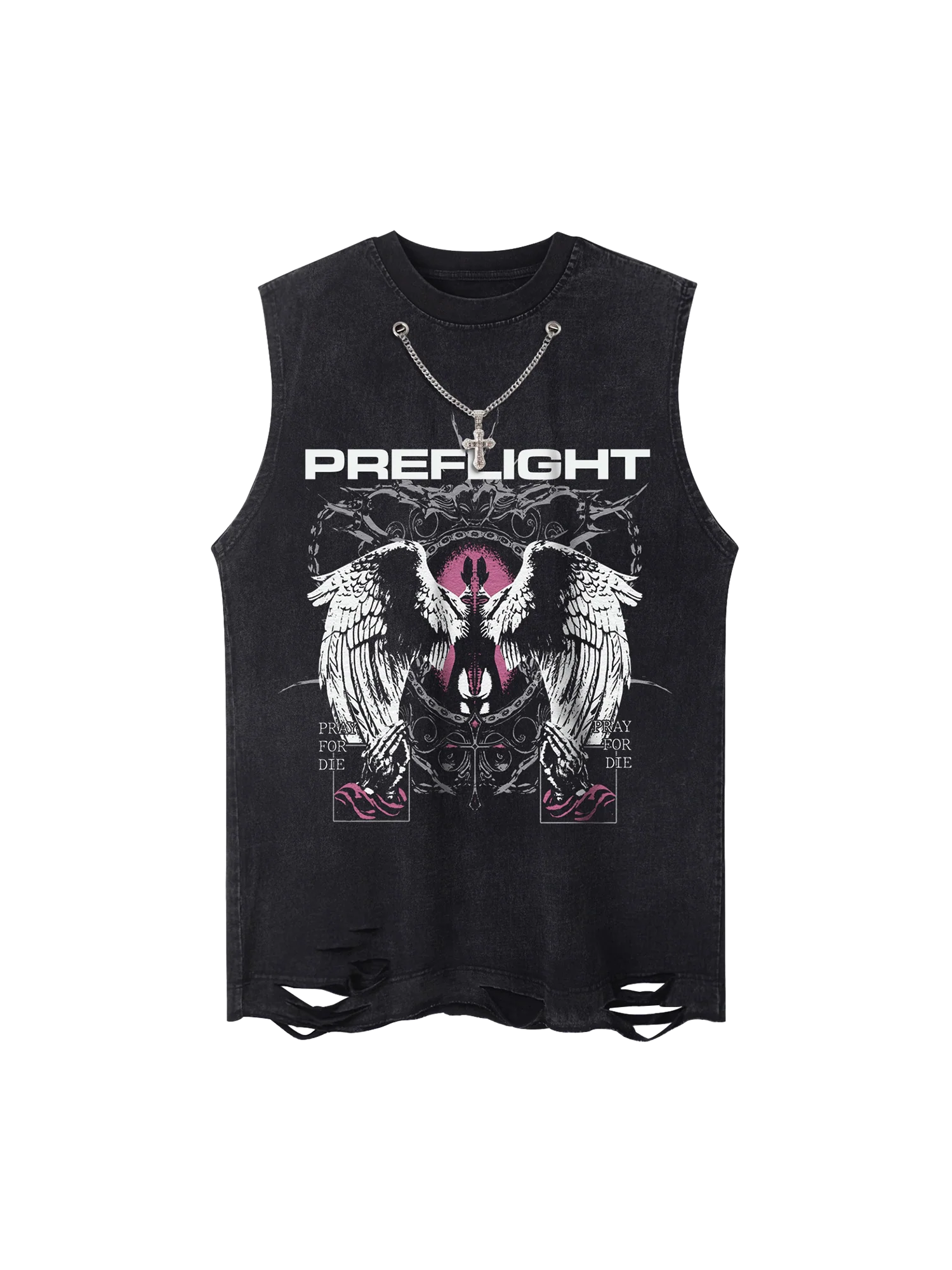Thesupermade Angel Wings Street Rap Vest