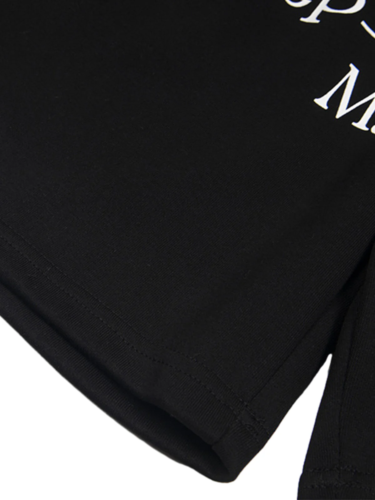 Elastic Letter Double Waist Shorts