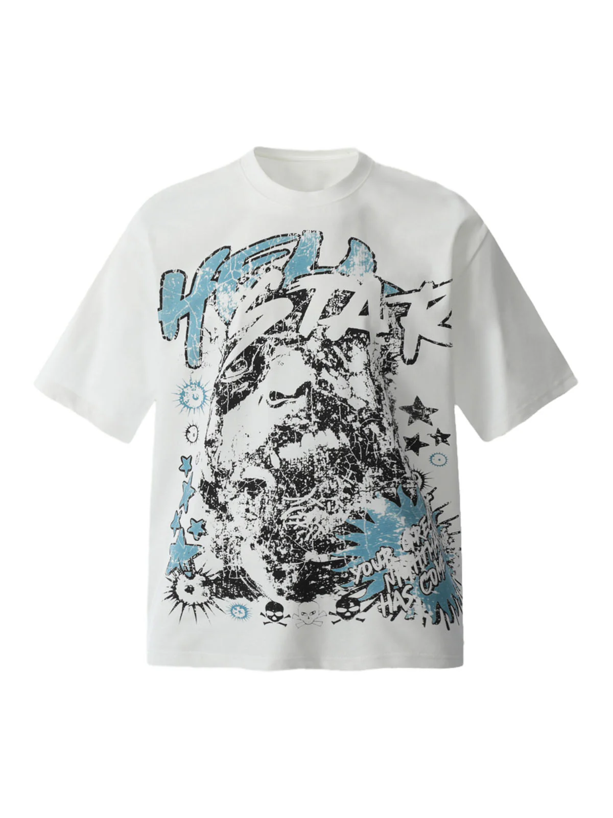 Fun Protrait Graphic T-Shirt - 2374