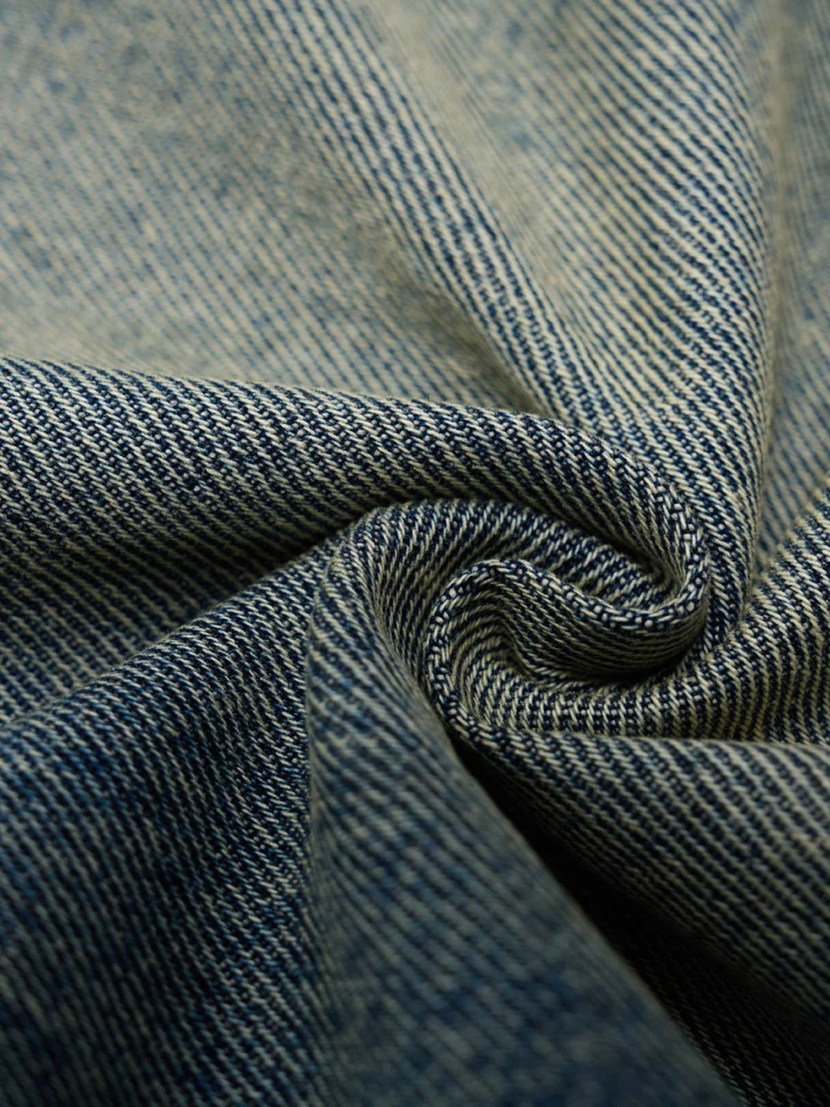 Washed Distressed Barrel Denim Jorts