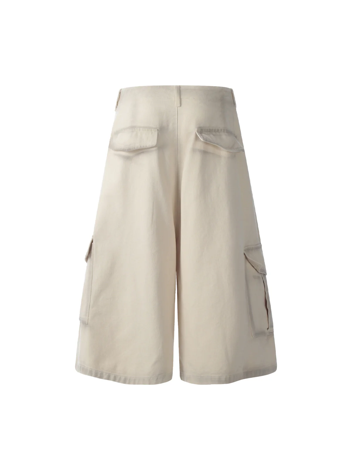 Distressed Multi-Pocket Cargo Jorts