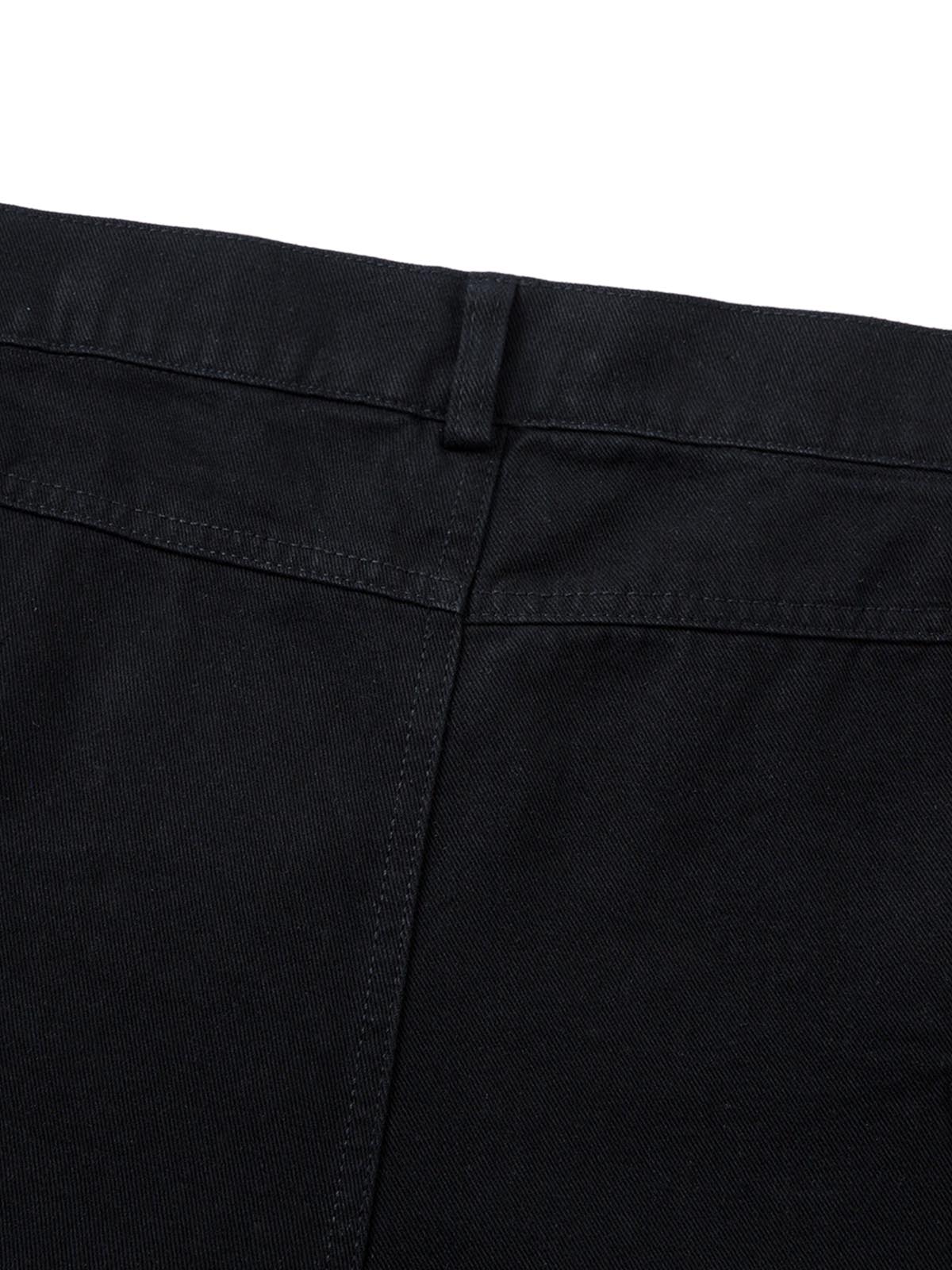 Deconstructed Split Rivet Cargo Jeans