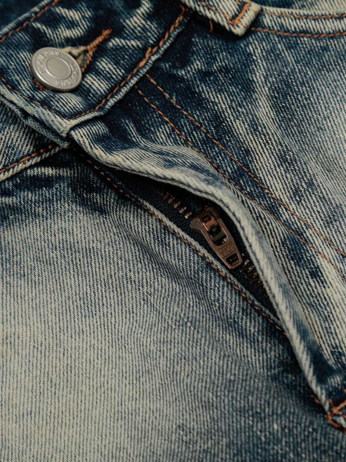 Retro Spray Monkey Washed Baggy Jorts