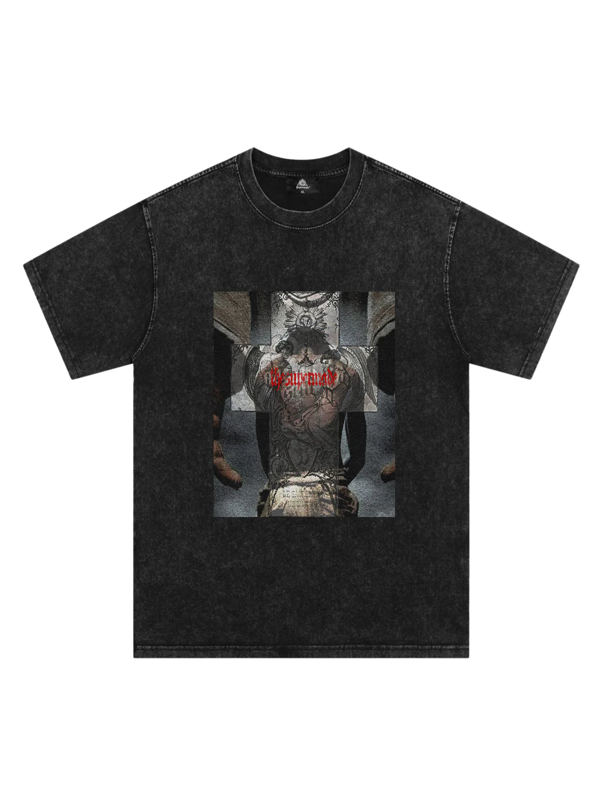 Original Cross Portrait Graphic T-Shirt