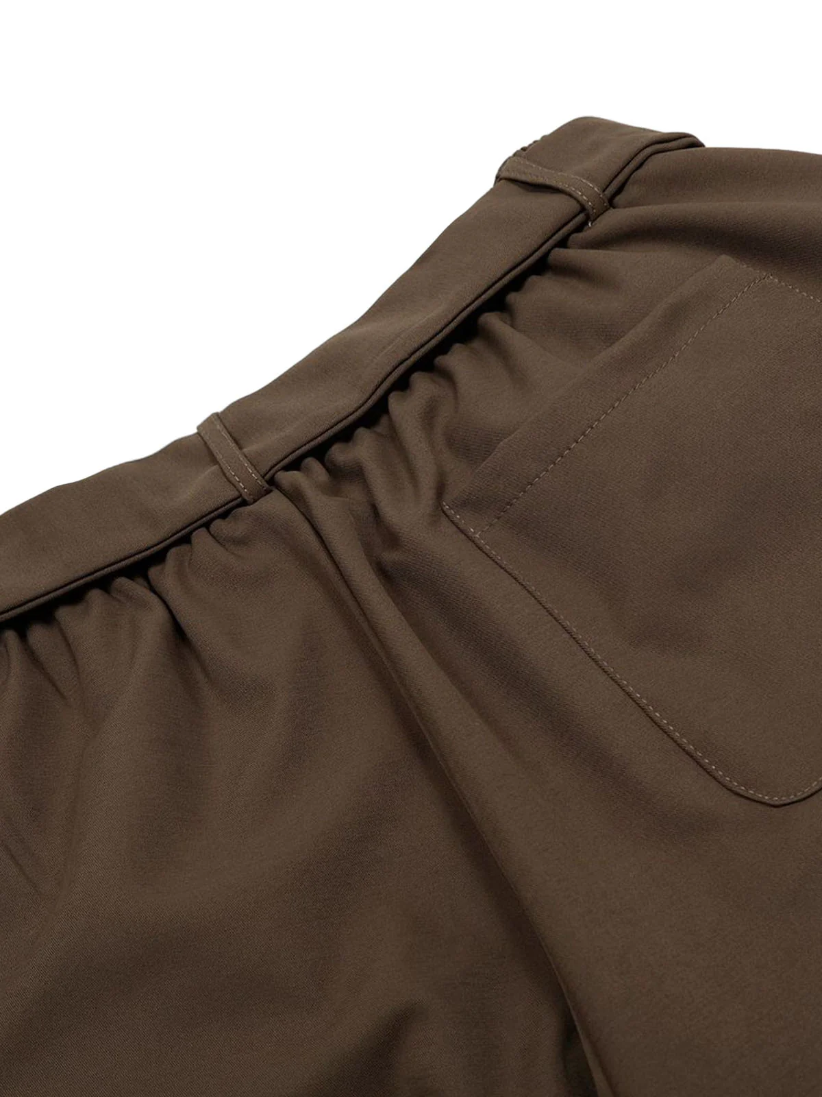 Pleated Belted Machete Track Pants