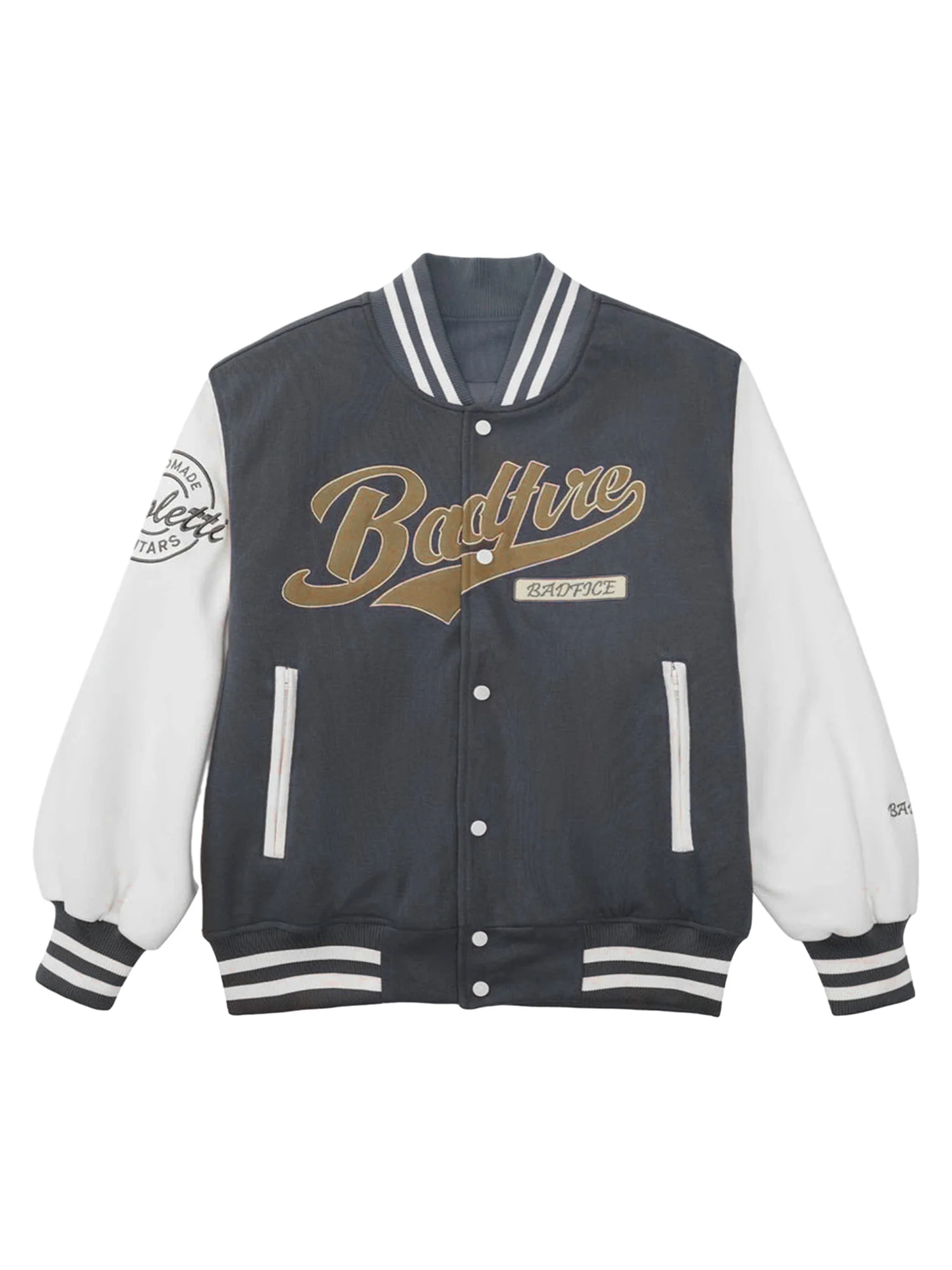 Thesupermade Embroidered Baseball Bomber Jacket