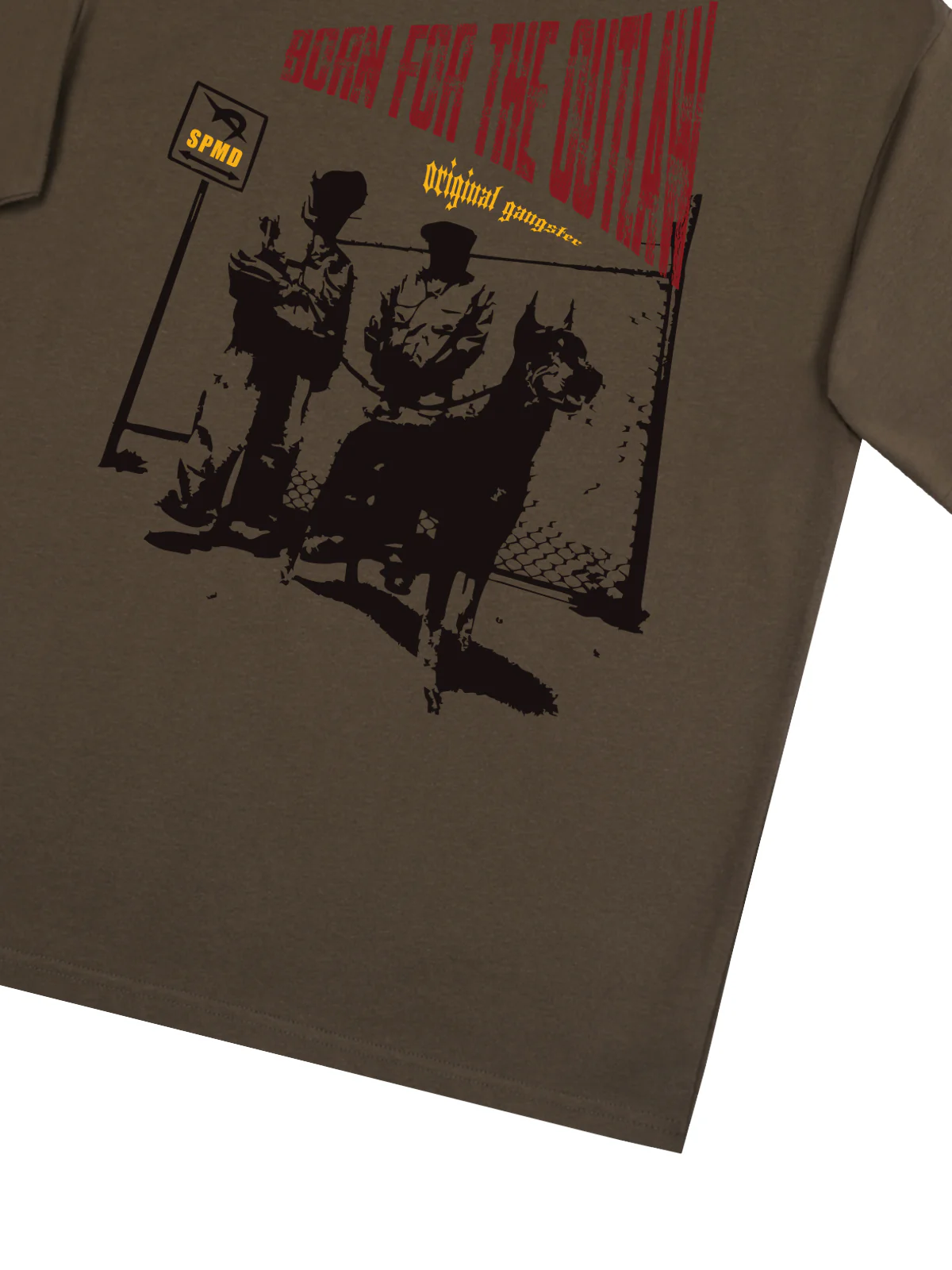 Original “Born for the Outlaw” Graphic Print T-Shirt