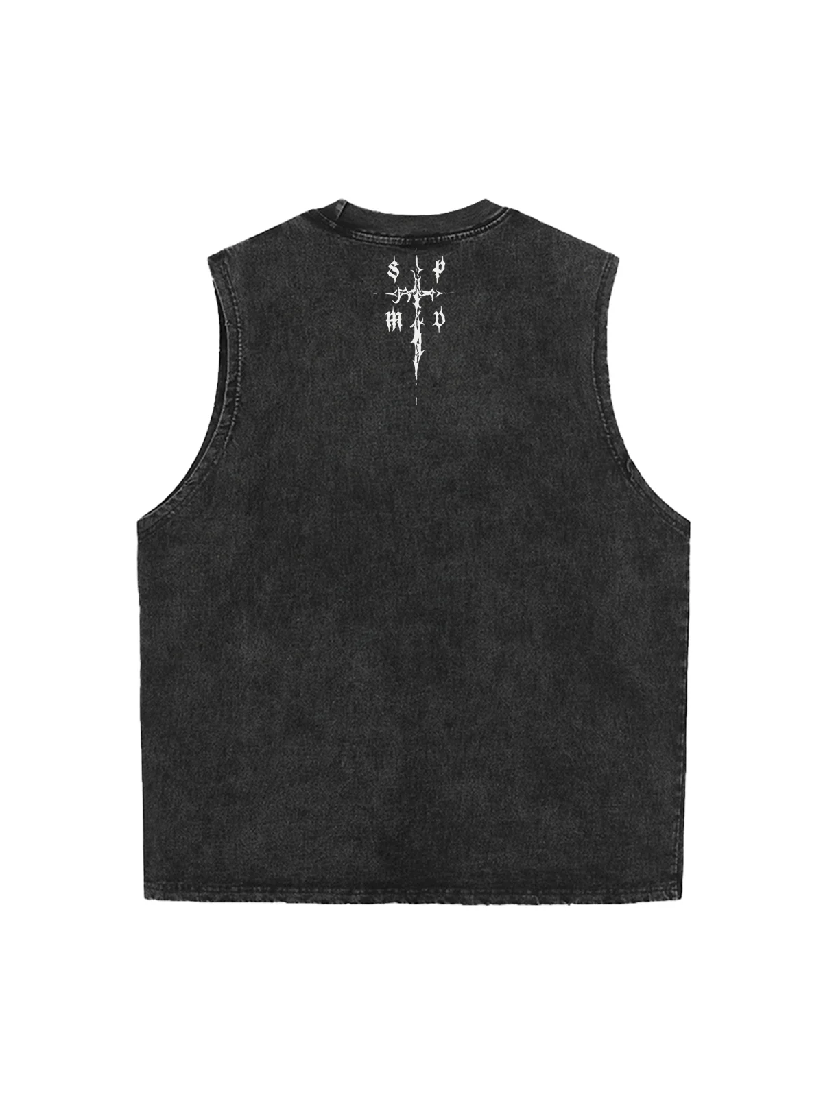 Original Edgy Cross Graphic Vest