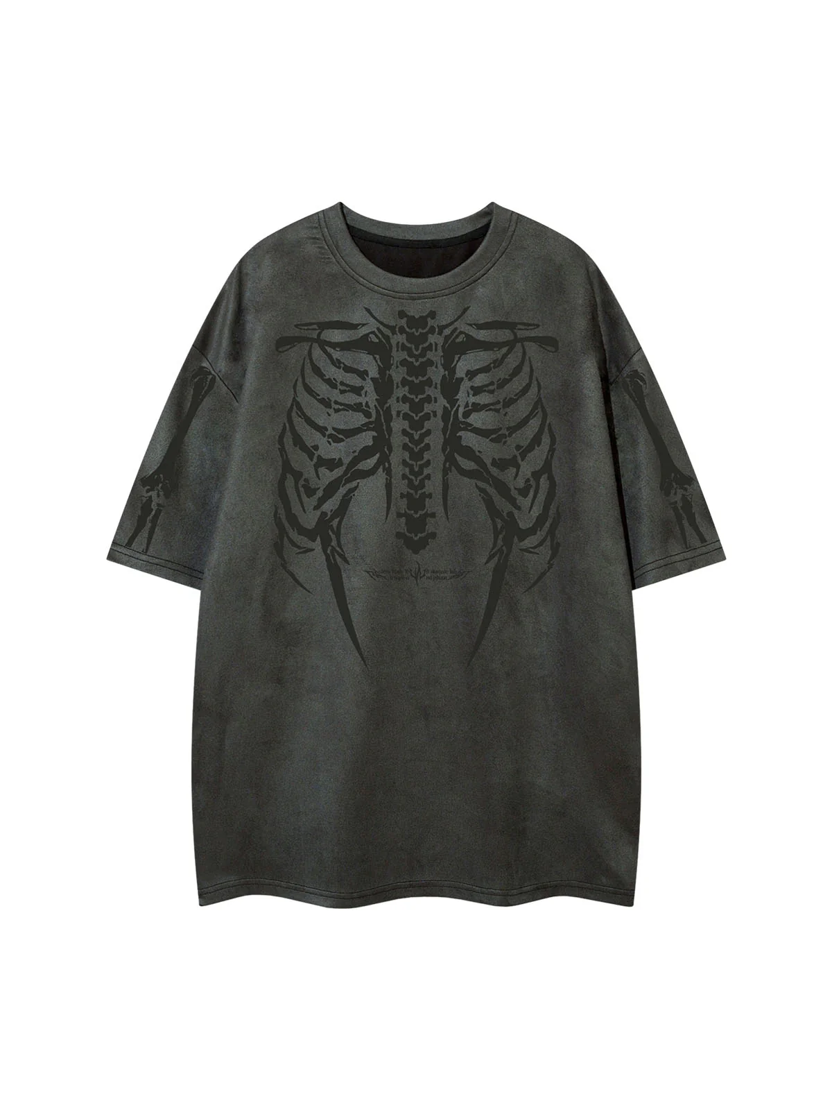 Skeleton Graphic Oversized T-Shirt
