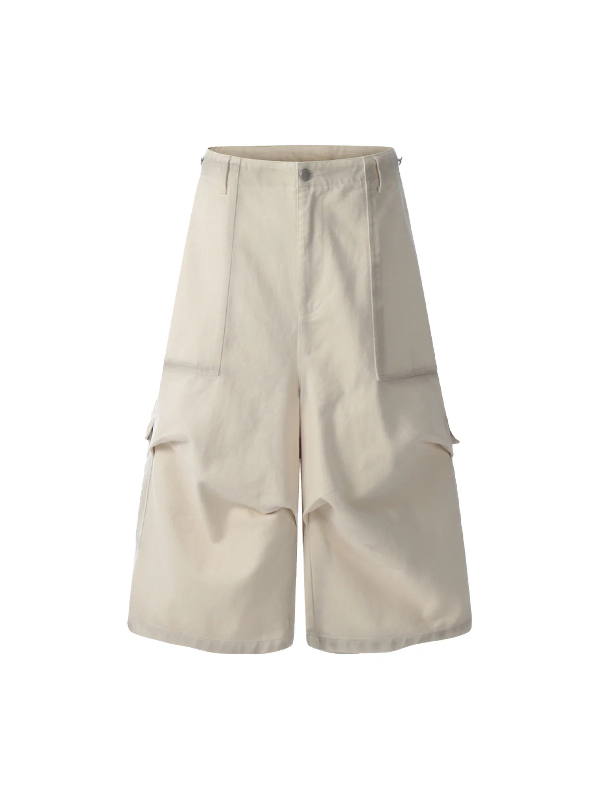 Distressed Multi-Pocket Cargo Jorts
