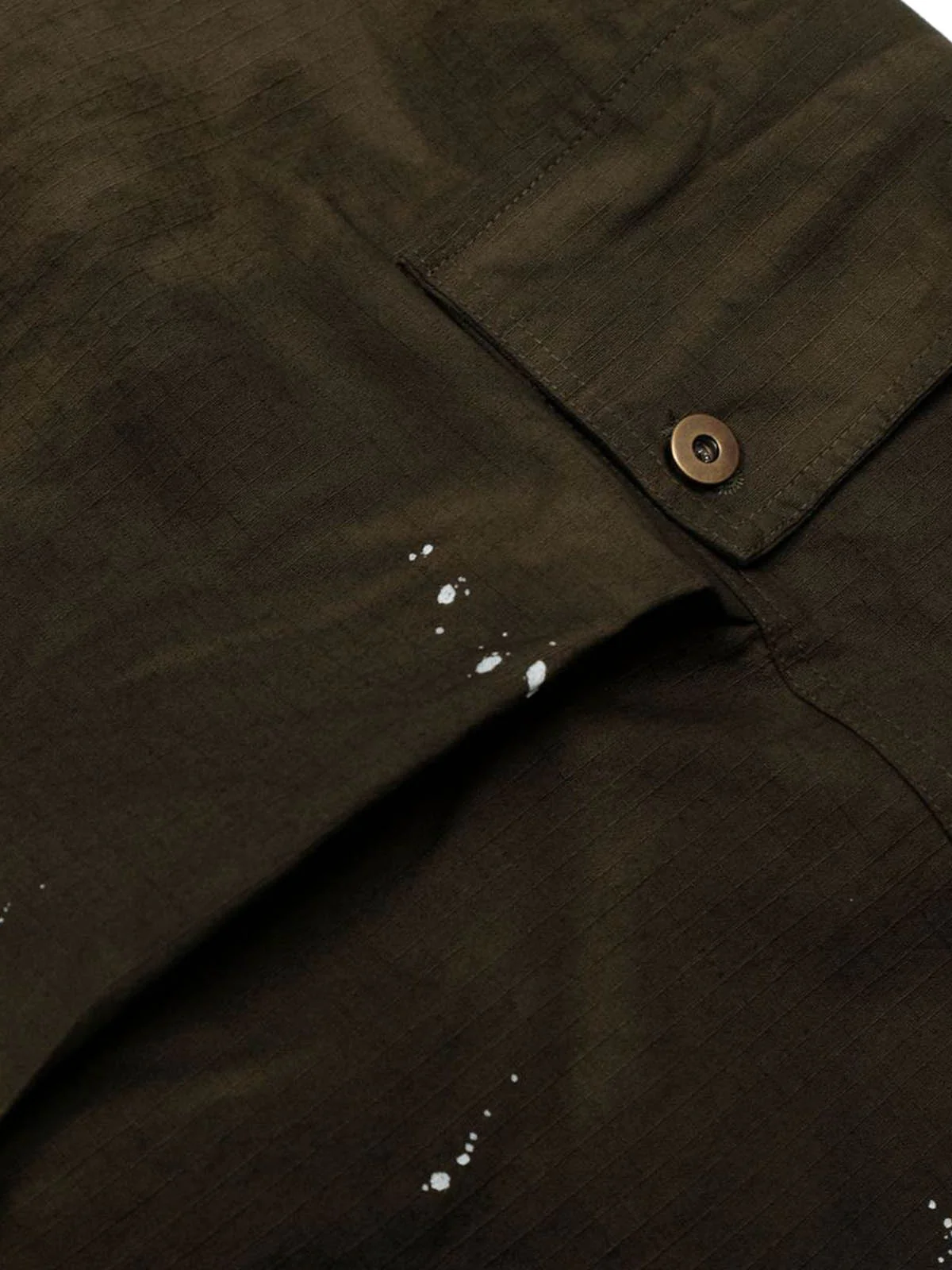 Dirty Dyed Distressed Cargo Jorts