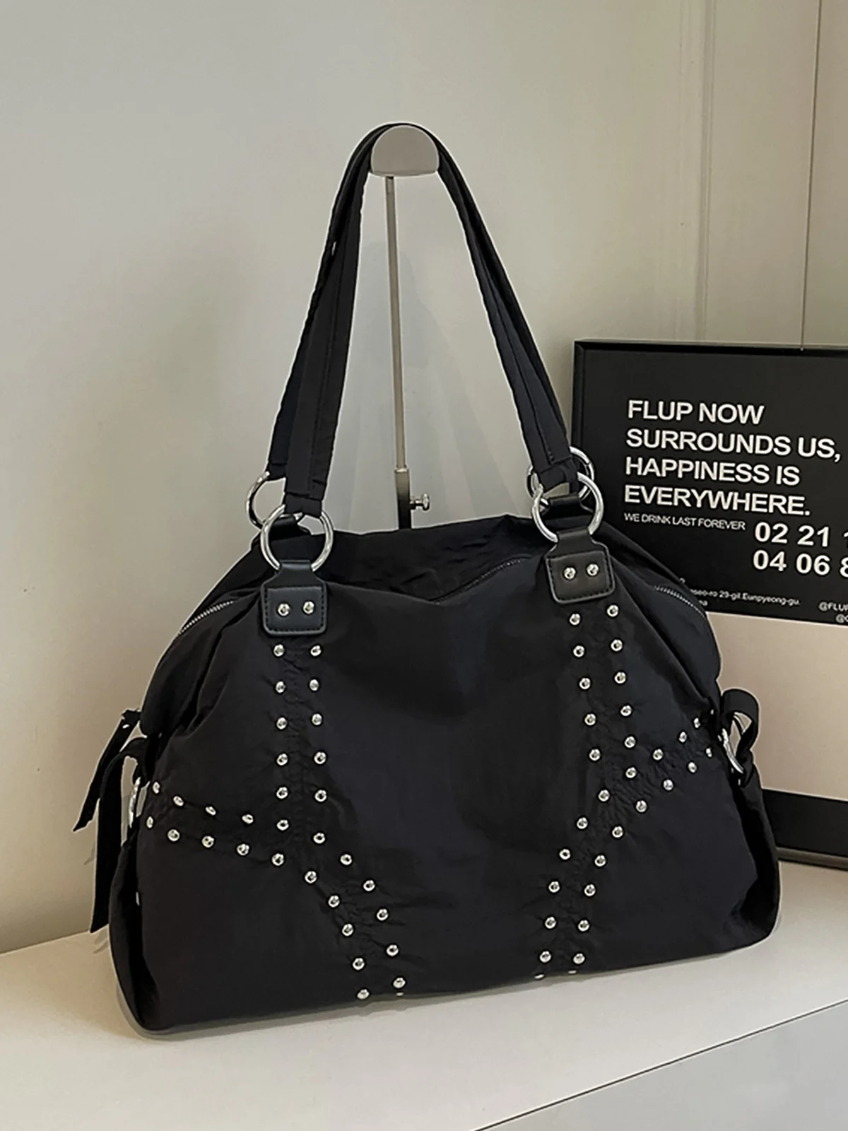 Street Studded Tote Bag