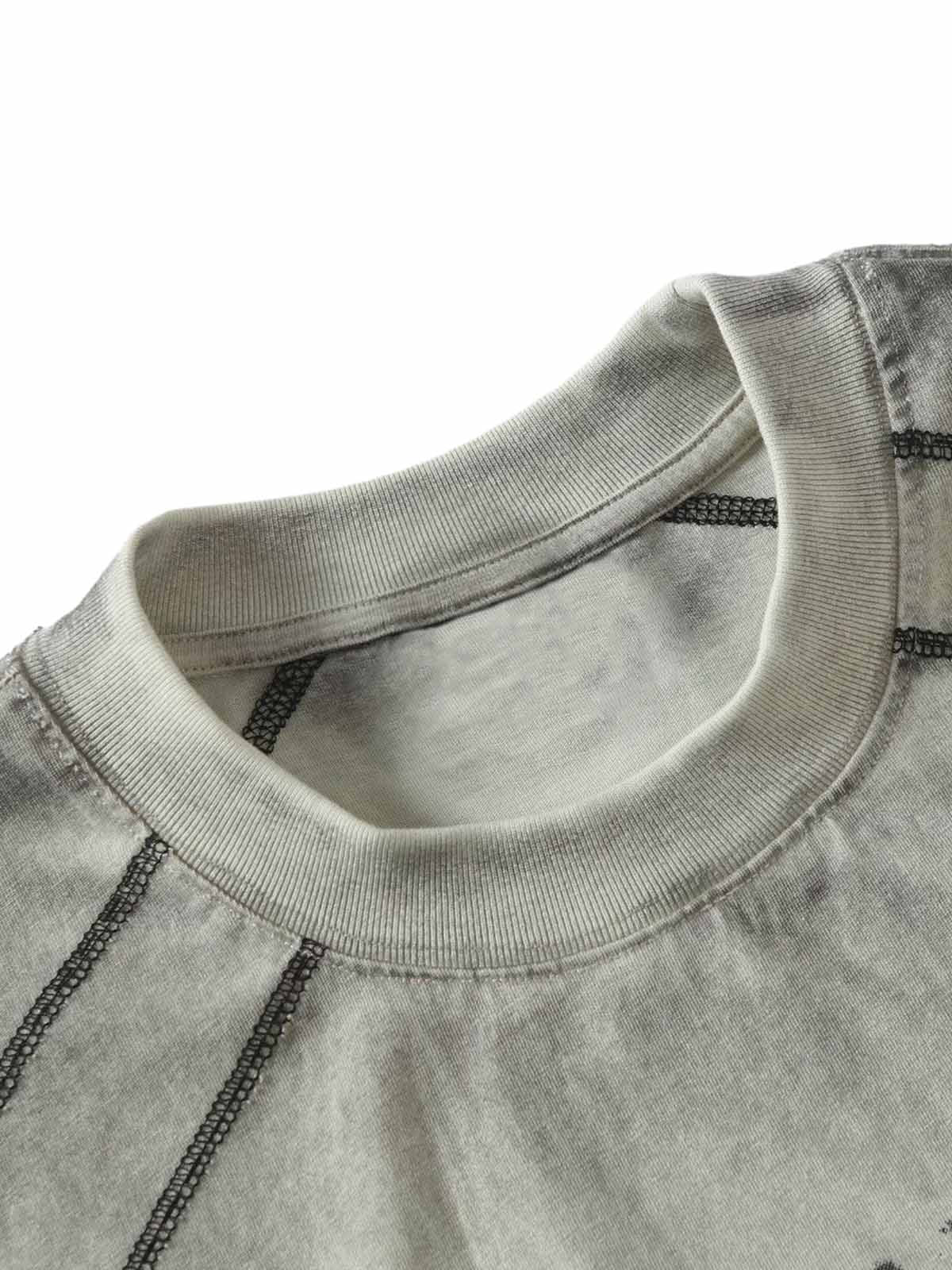 Street Dirty Dyed Gradient Motorcycle T-shirt