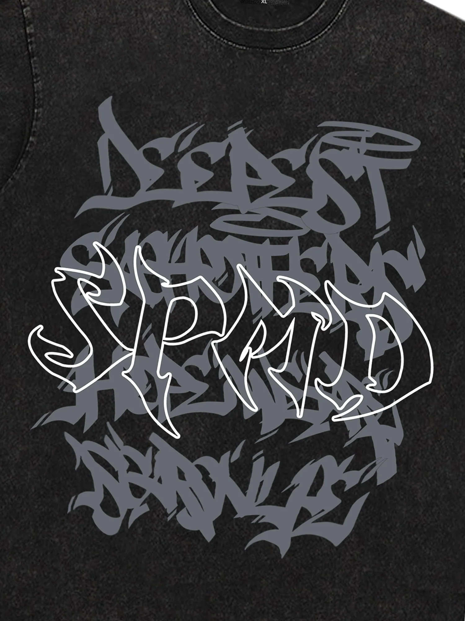 Thesupermade Fun Alphabet Print T-Shirt