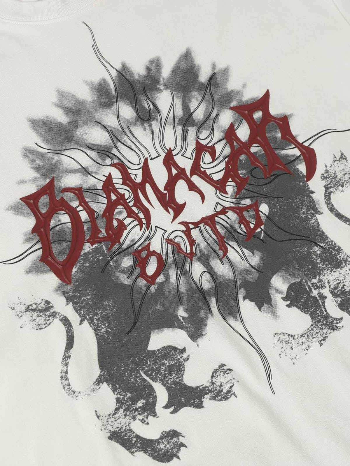 Distressed Batik Graphic T-Shirt