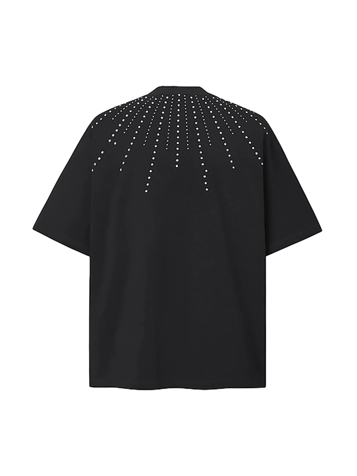 Heavy Rhinestone Short-Sleeve T-shirt