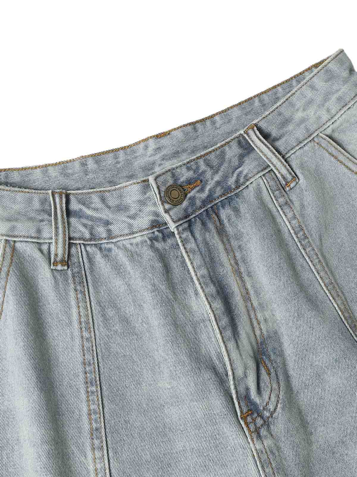 Cleanfit Denim Baggy Cargo Jorts