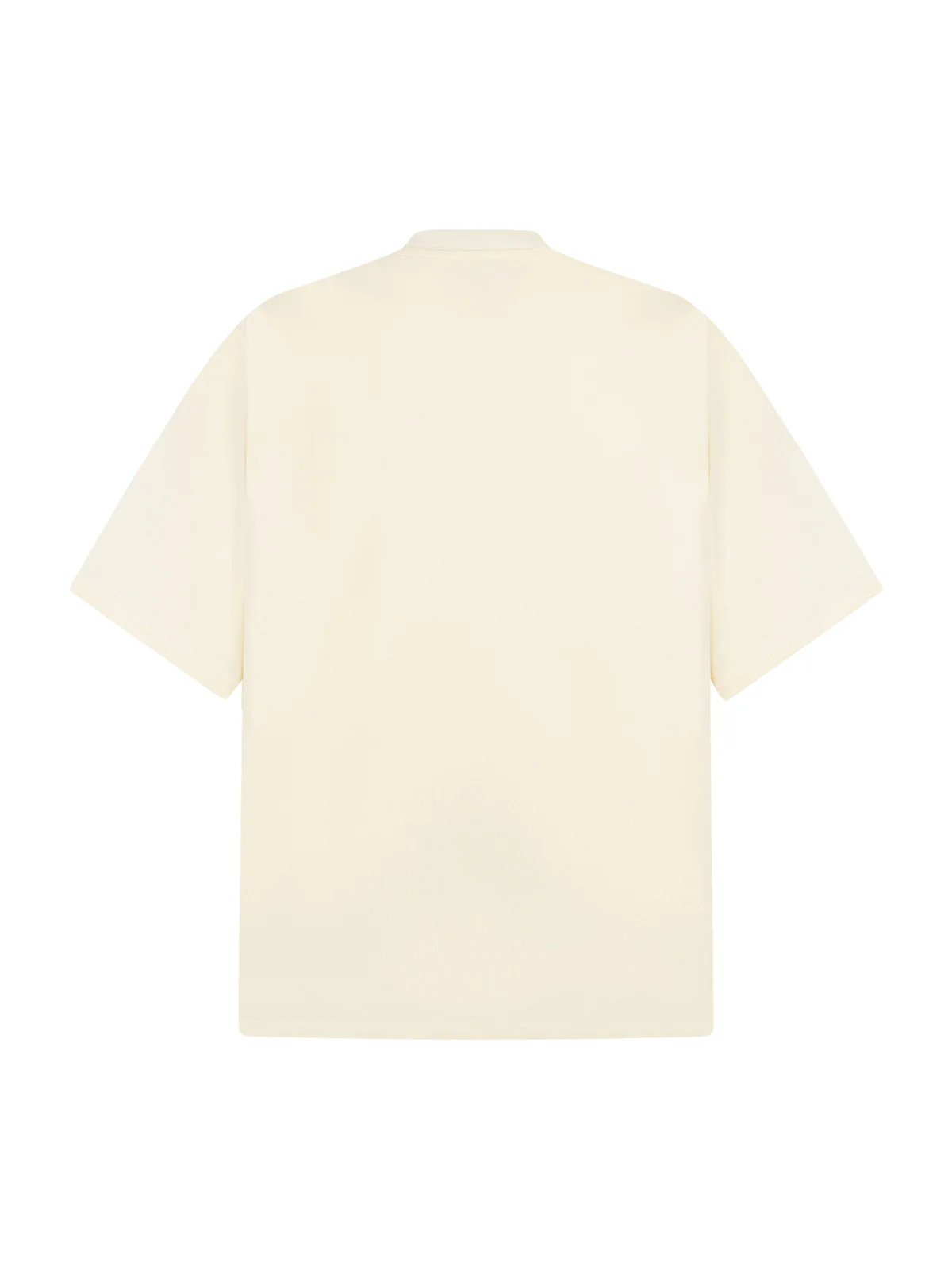 Heavy Retro Patch Embroidered T-shirt - 2398