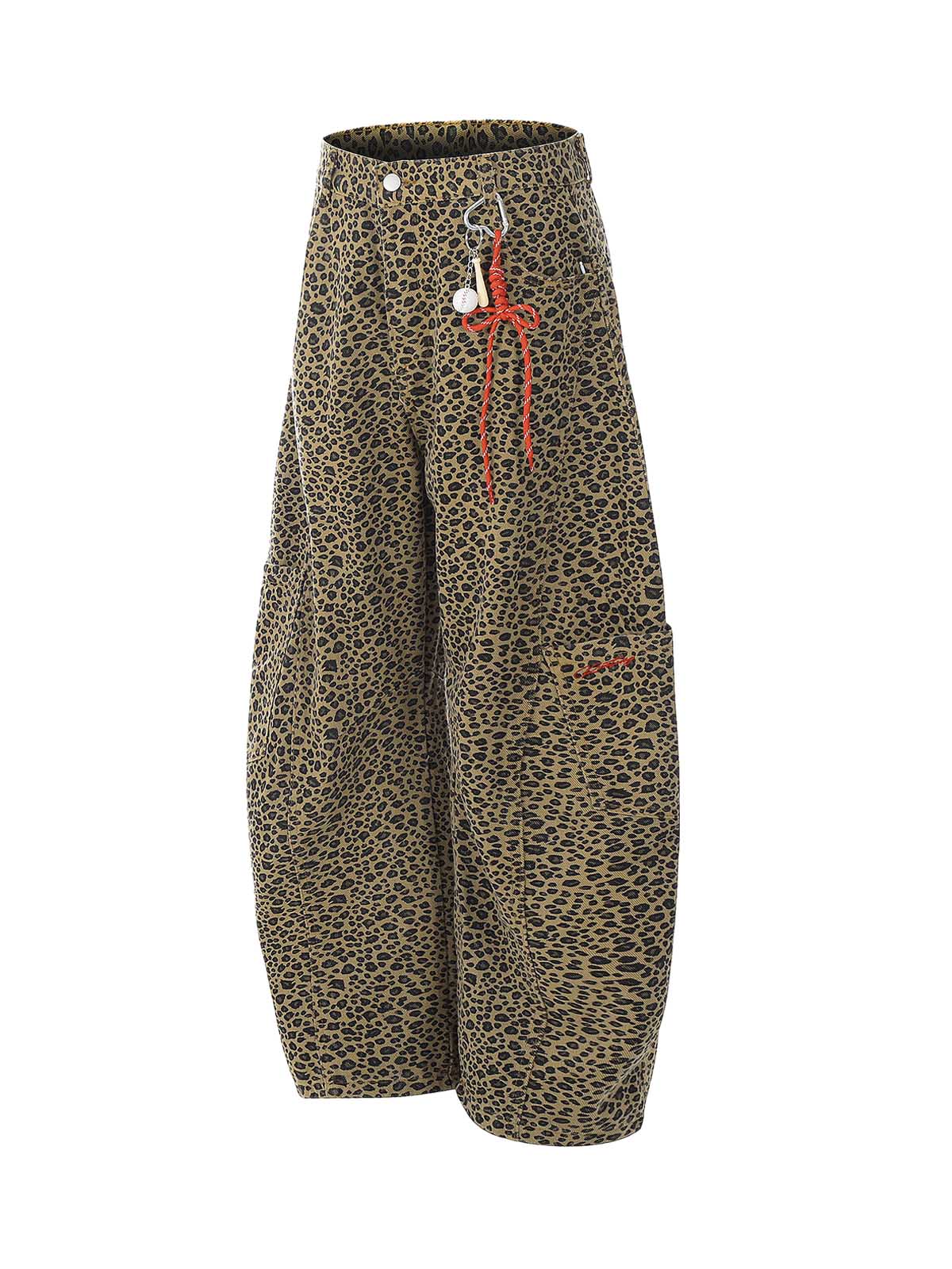 Cheetah Print Barrel Pants