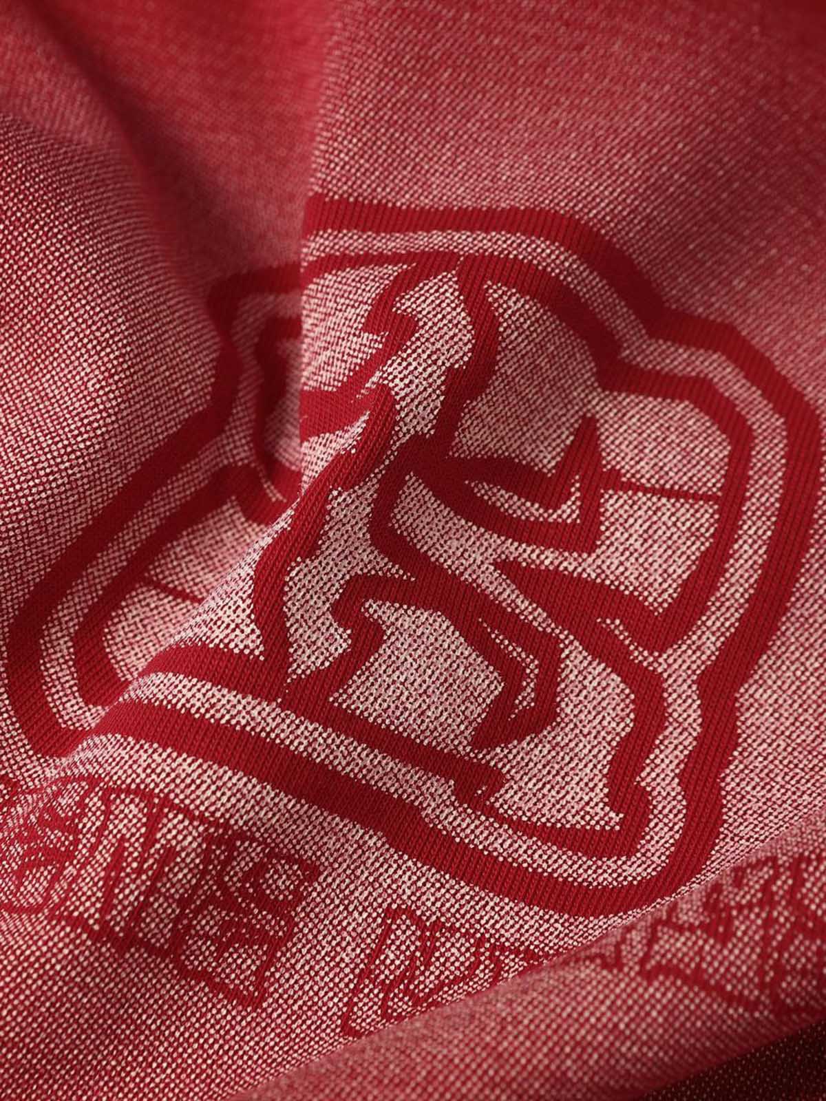 Washed  Patch Embroidery T-shirt