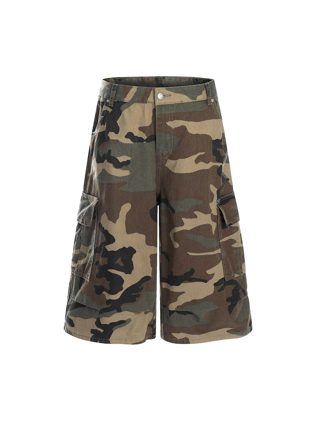 Camouflage Multi-Pocket Cargo Jorts