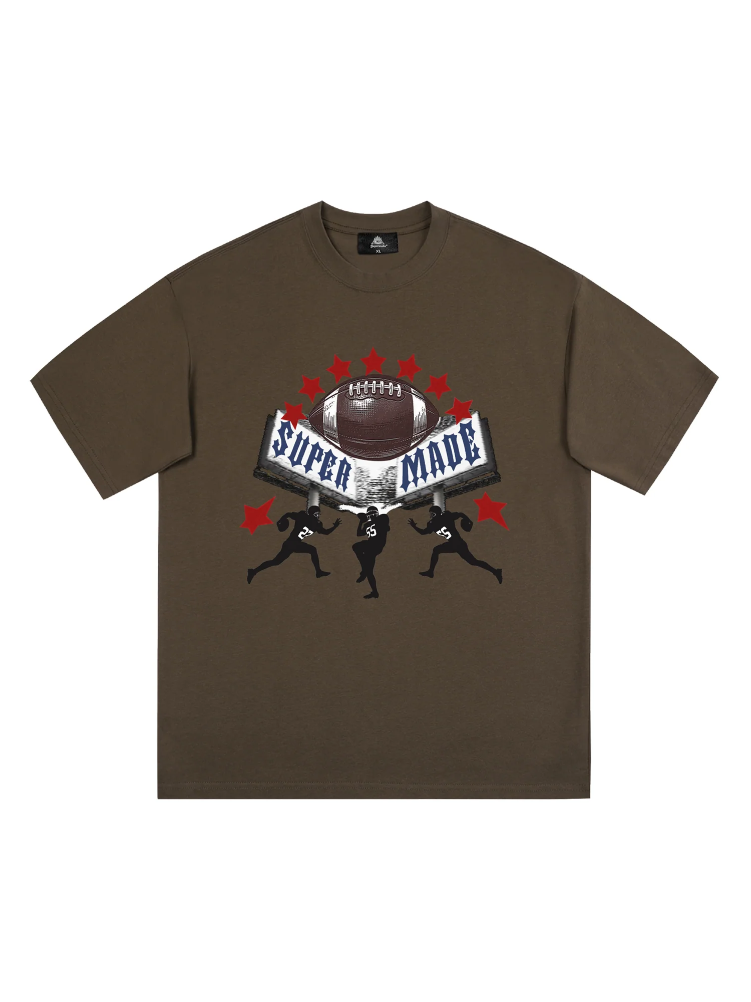 Super Bowl Football Print T-Shirt