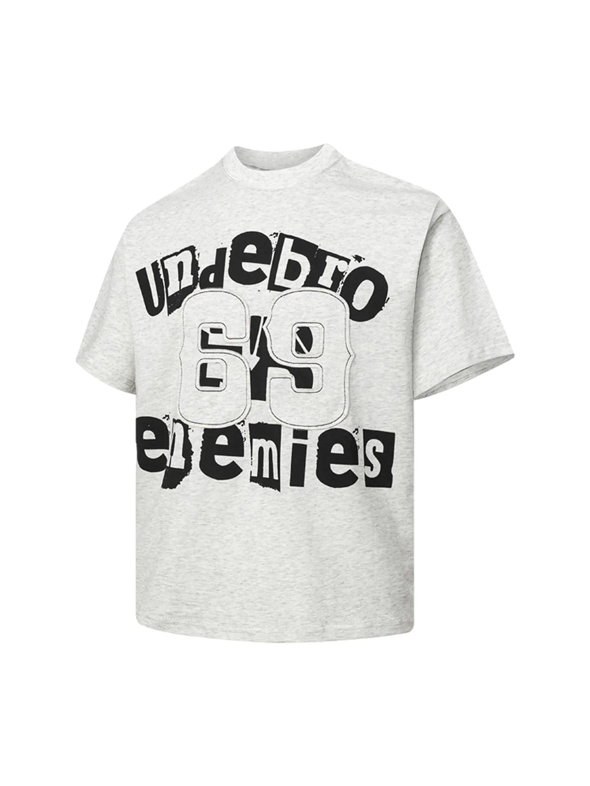 Graphic Patch Letter Print T-Shirt