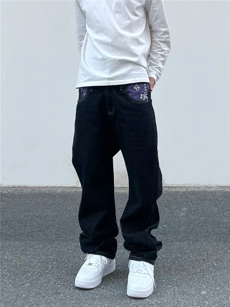 Thesupermade Petal Letter Straight Jeans