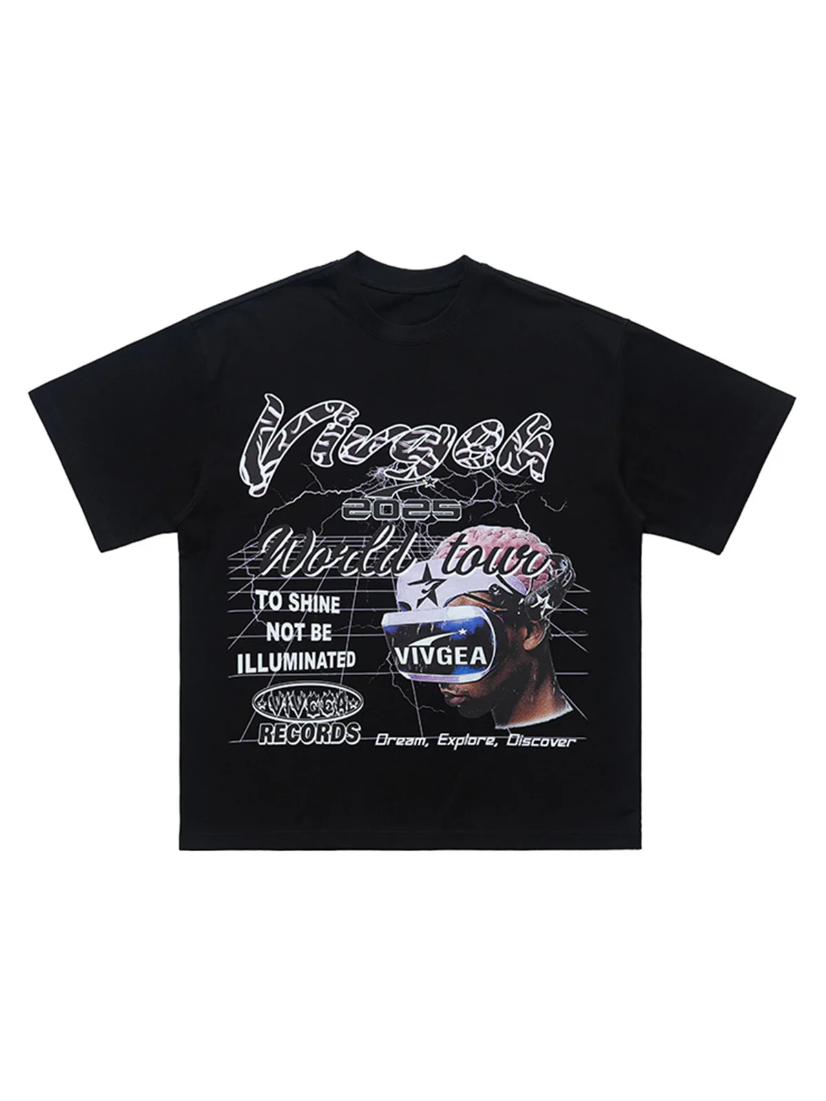 Retro Sci-Fi Graphic T-Shirt