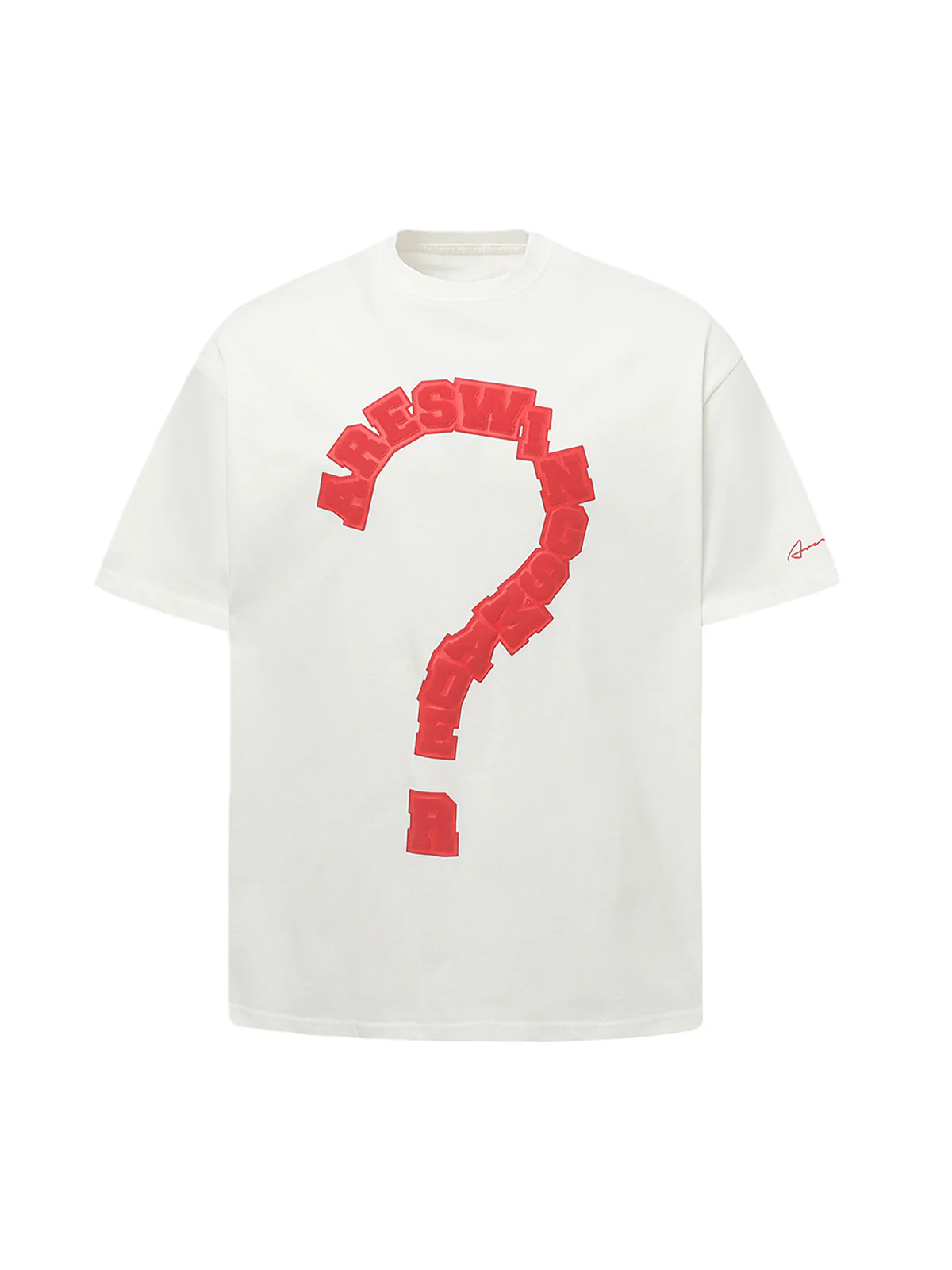 Question Mark Graphic T-Shirt